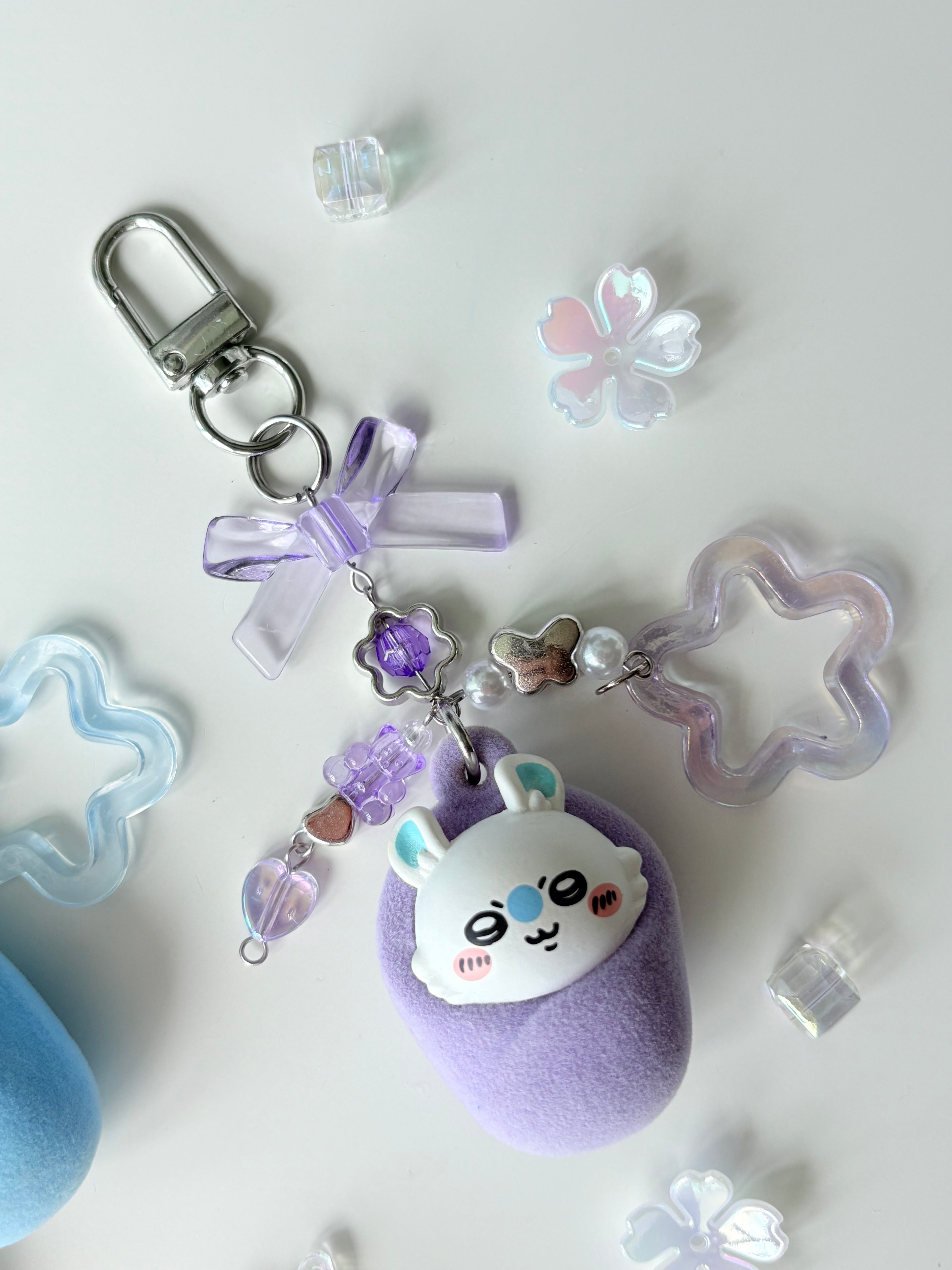 Chiikawa Flocked Keychains