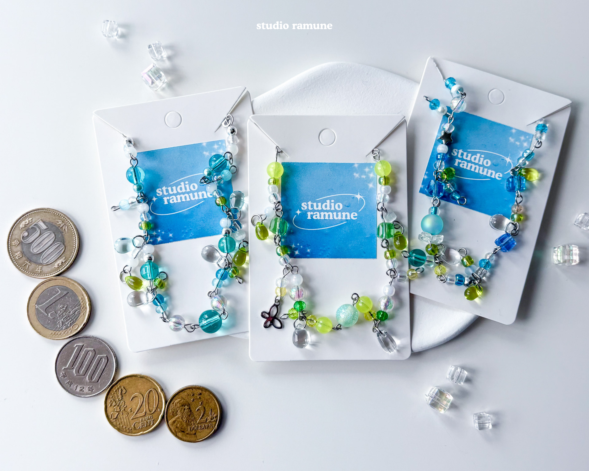 Frutiger Aero Realm Bracelet, Y2K Aqua Jewelry, good for gifts