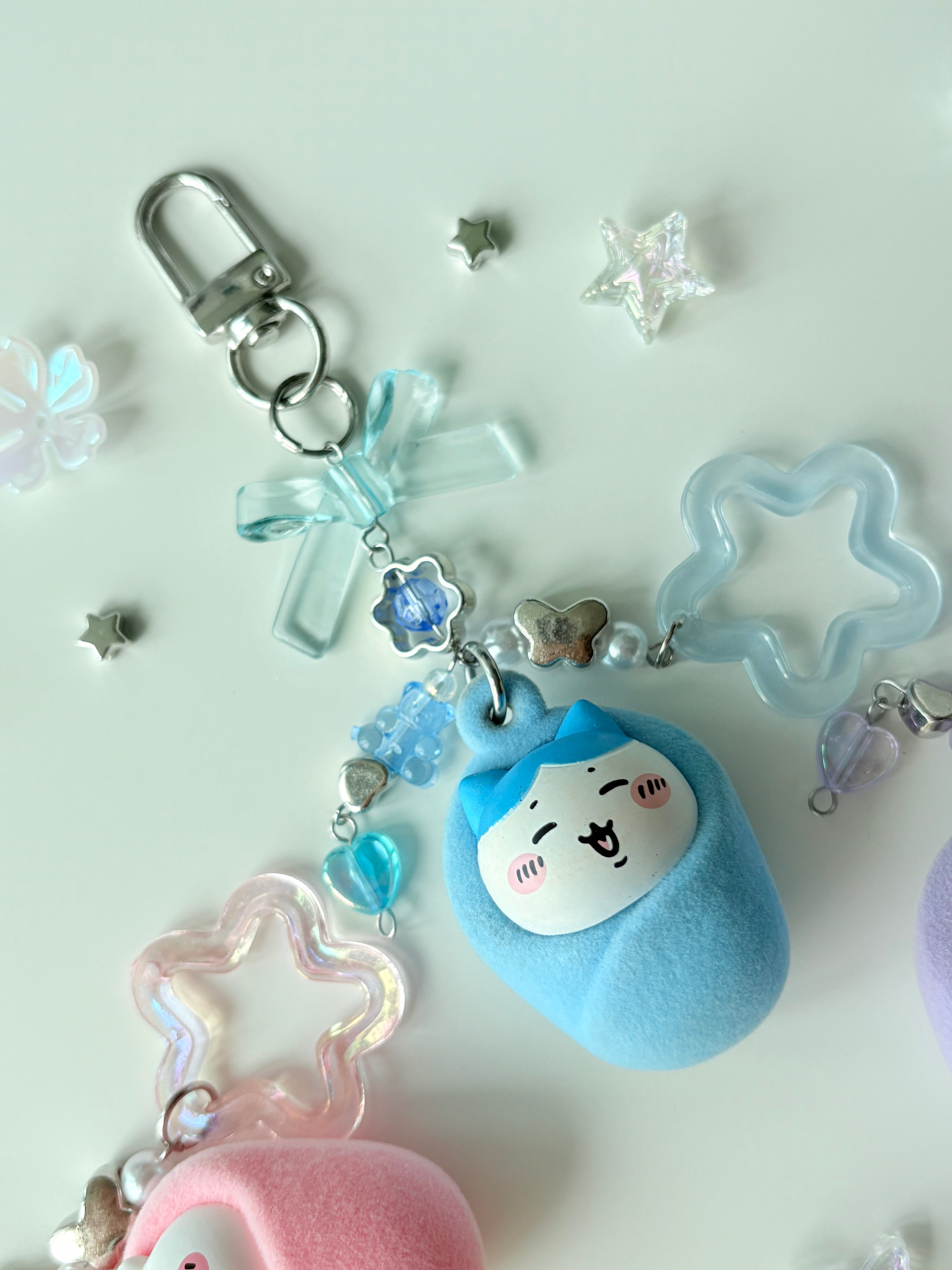 Chiikawa Flocked Keychains
