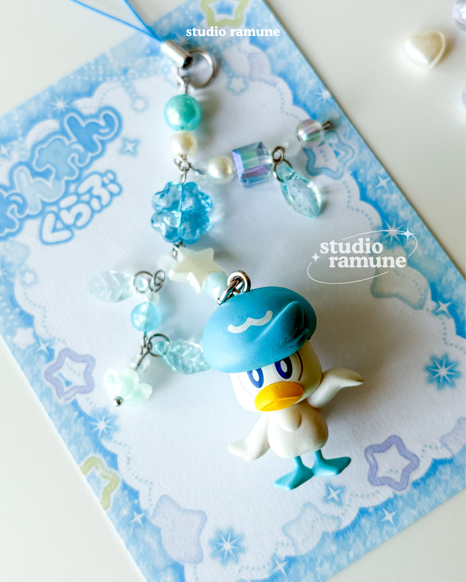 Pokemon Quaxly & Sprigatito Keychains