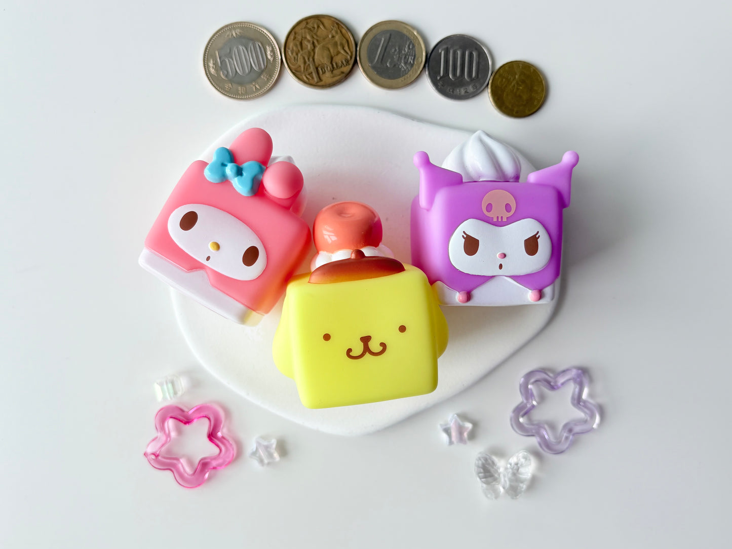 Kawaii Mini Sanrio Cube Cake Desserts (Lights up!)