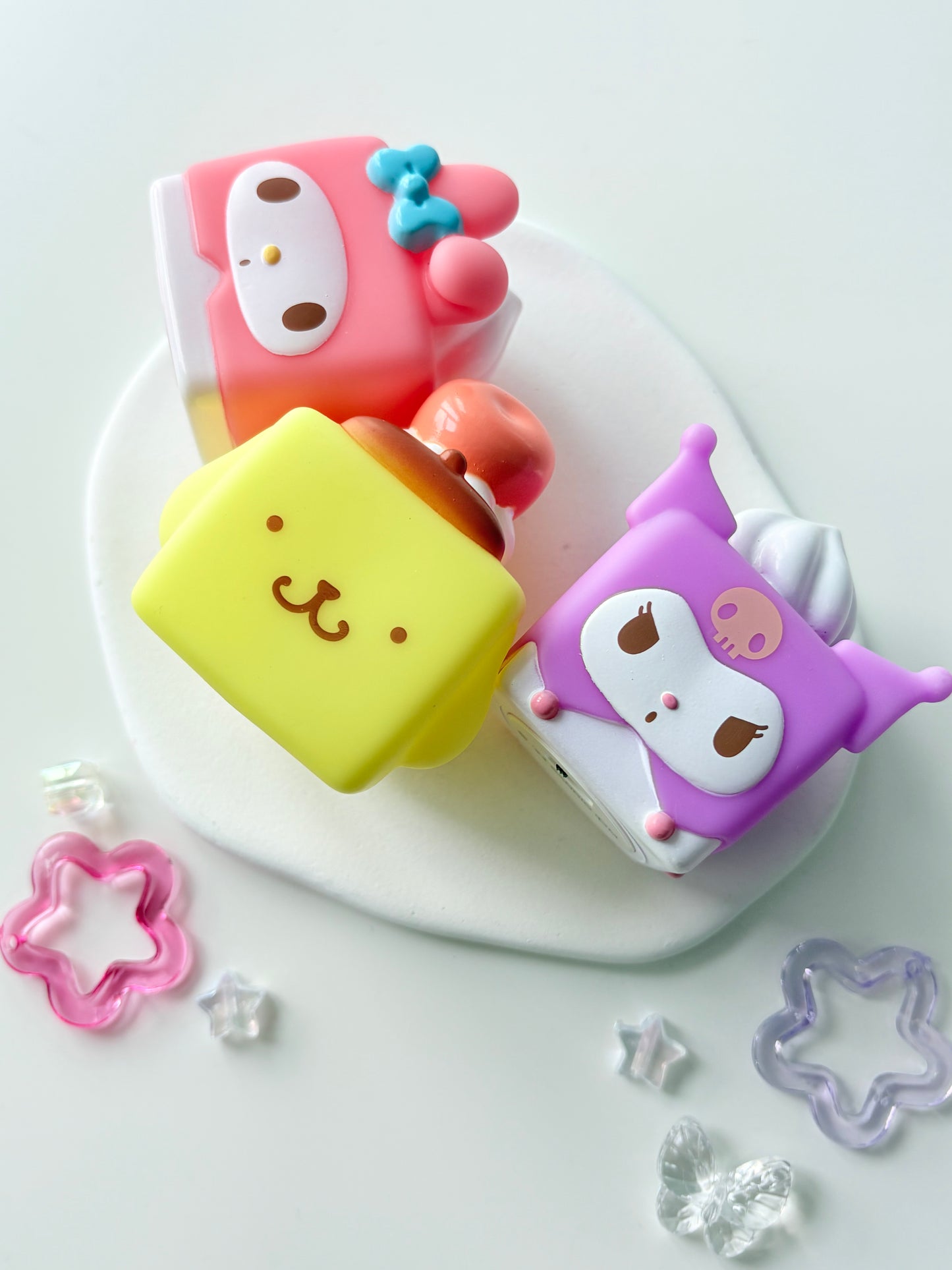 Kawaii Mini Sanrio Cube Cake Desserts (Lights up!)