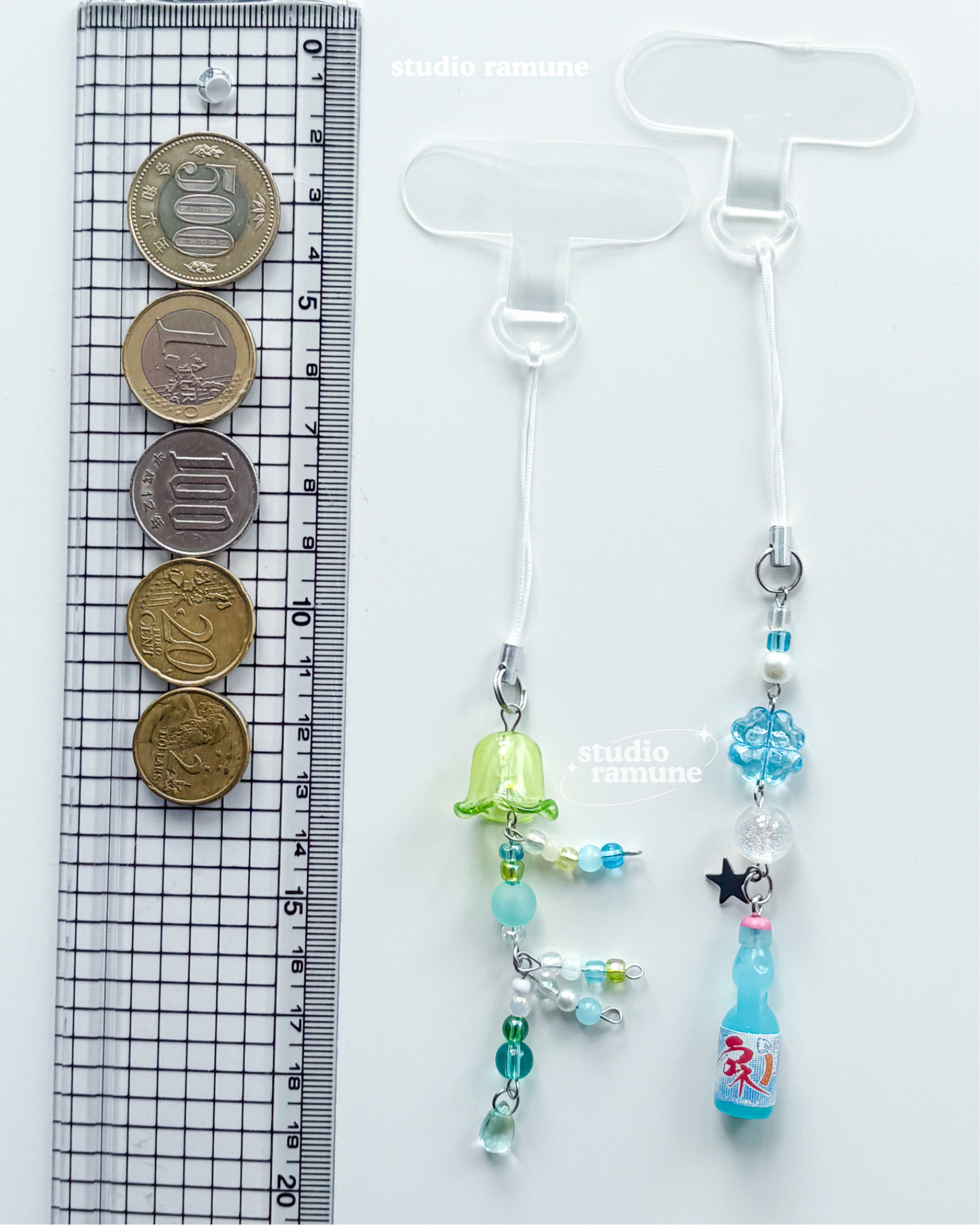 Frutiger Aero Jellyfish Trinkets for Tamagotchi, Digicams, Phones, 3DS consoles | good as gifts