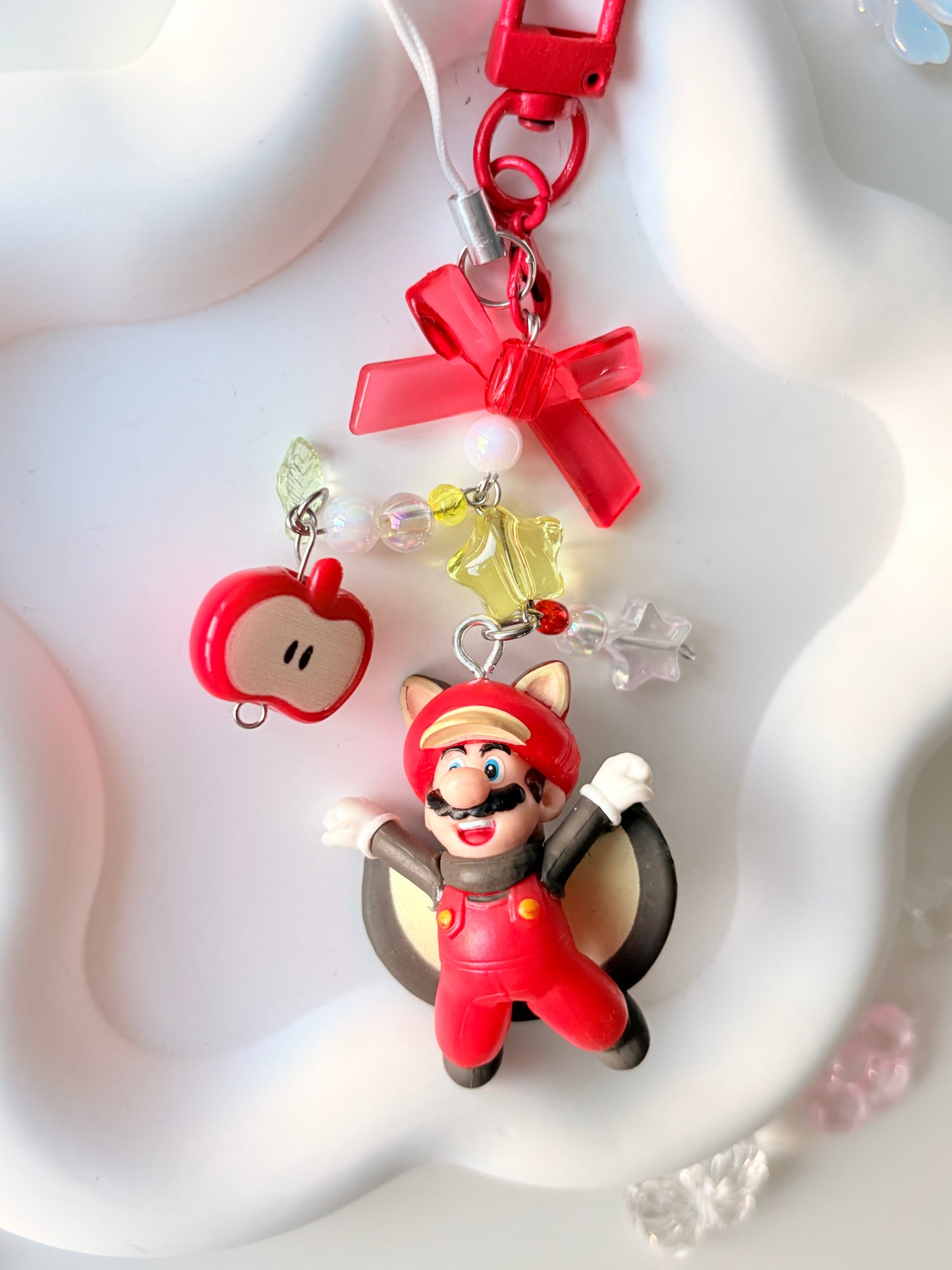 Flying squirrel Mario keychain