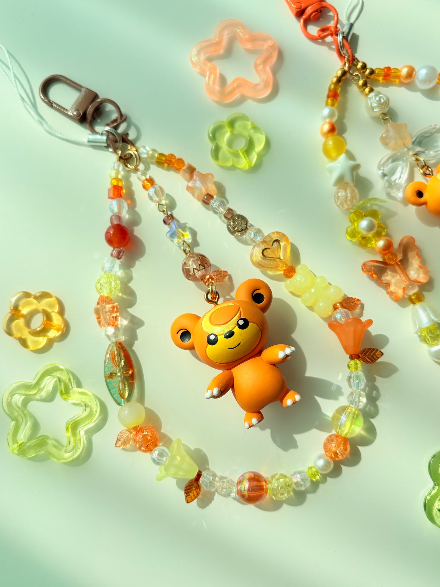 BIG teddiursa loop keychain