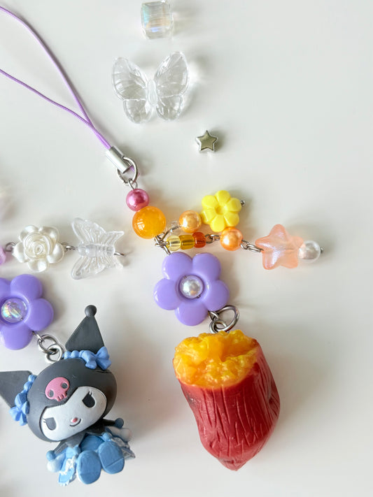 Purple Sweet Potato Keychain