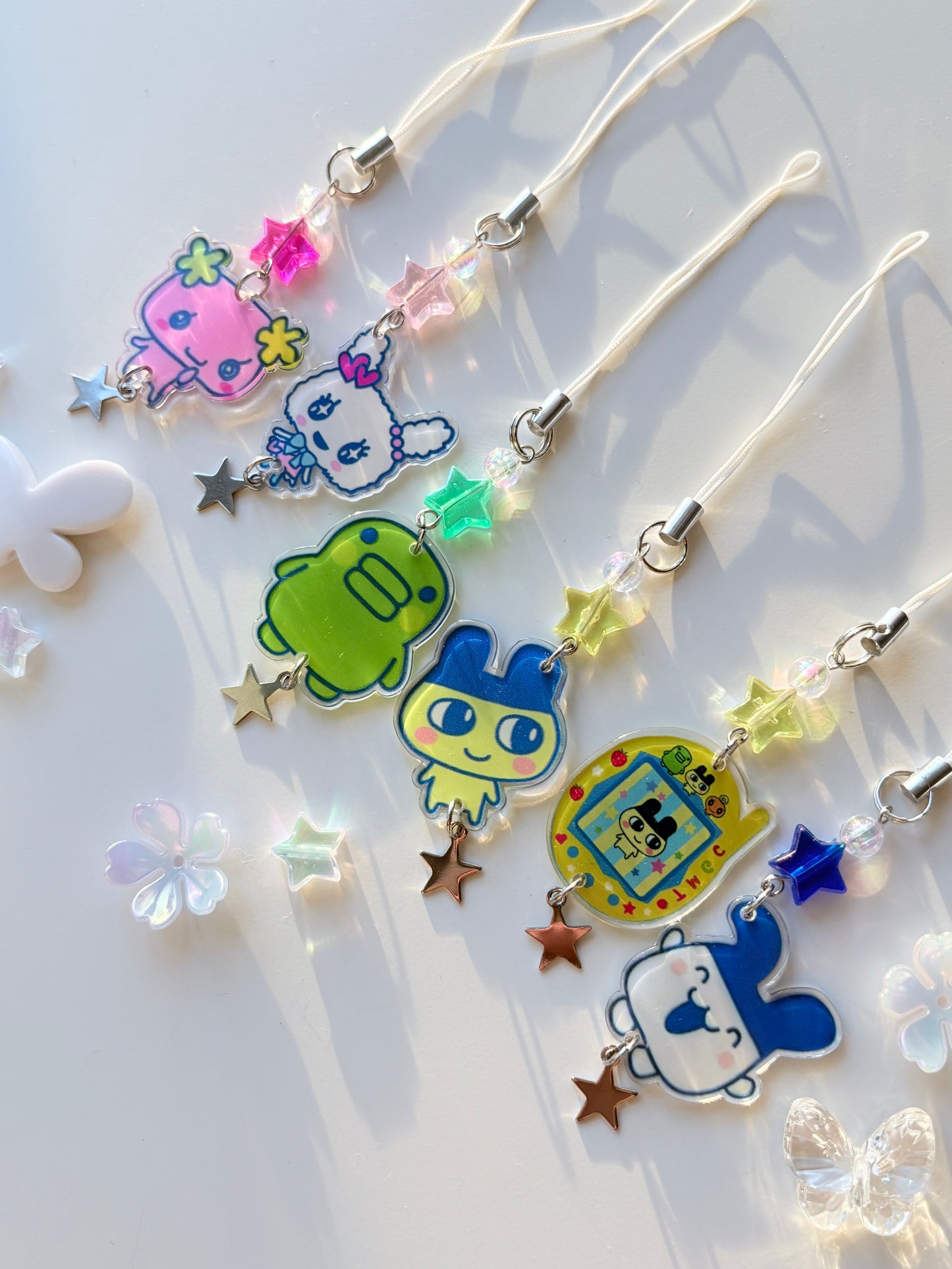 Tamagotchi acrylic character phone charm