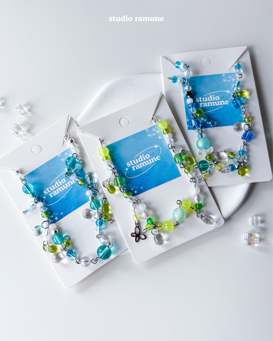Frutiger Aero Realm Bracelet, Y2K Aqua Jewelry, good for gifts