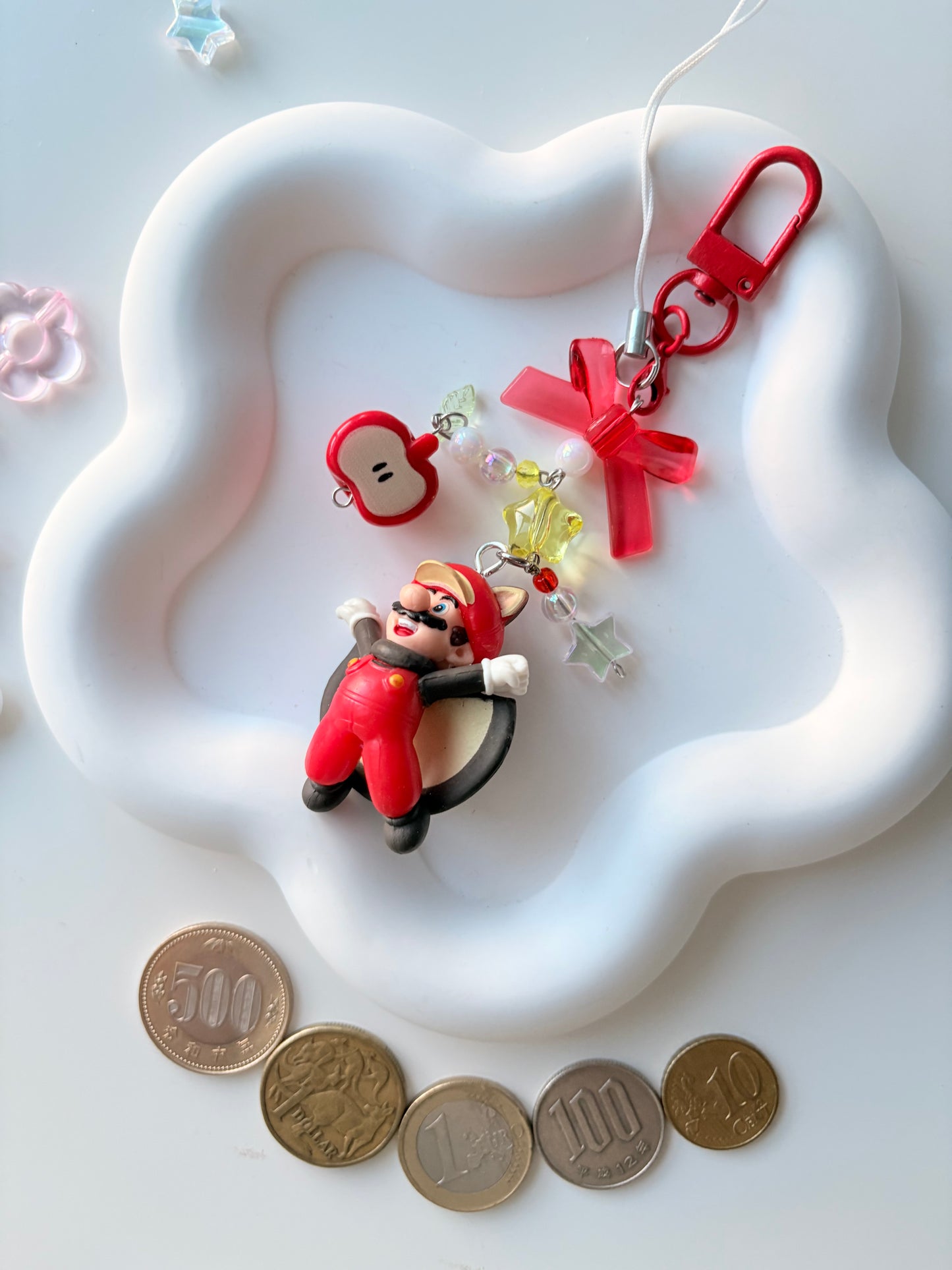 Flying squirrel Mario keychain