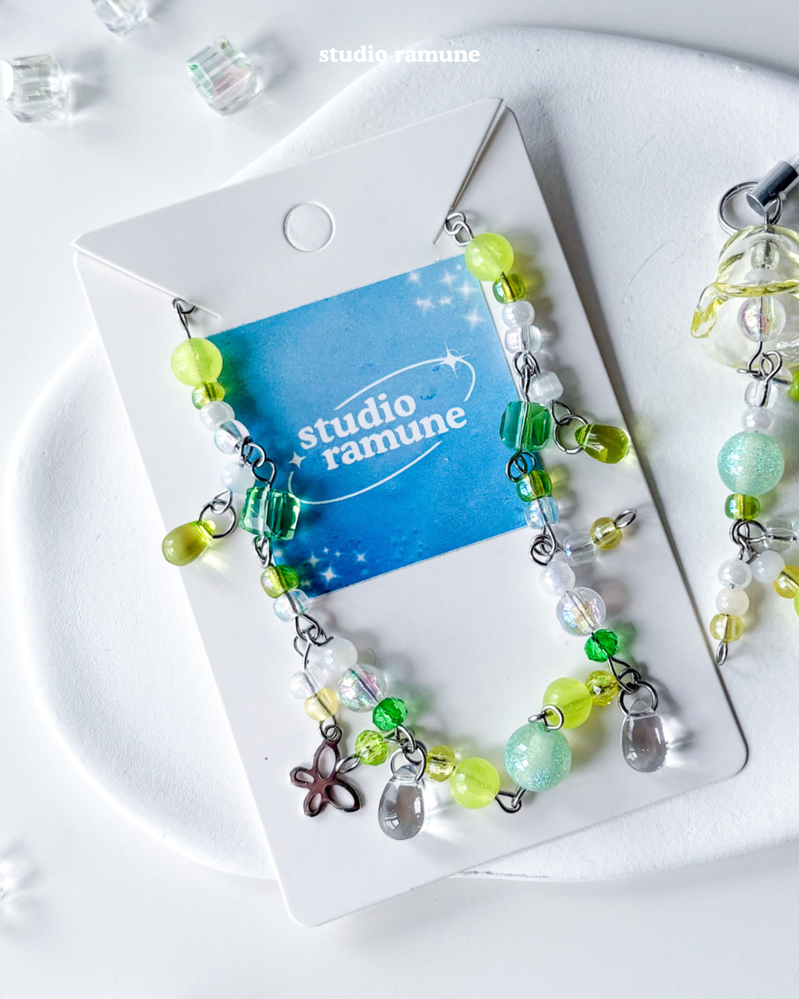 Frutiger Aero Realm Bracelet, Y2K Aqua Jewelry, good for gifts