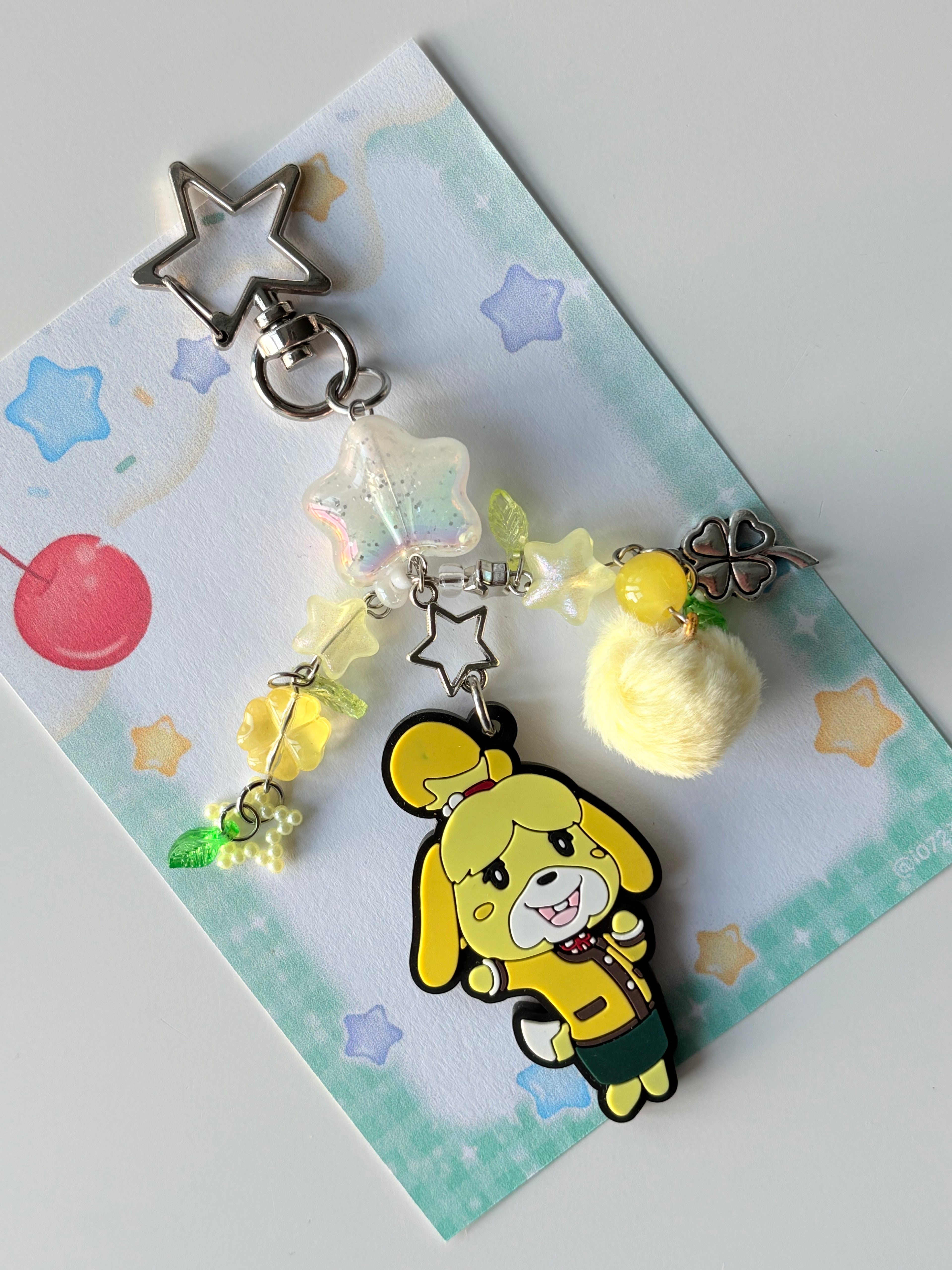 Animal Crossing Isabelle Keychain