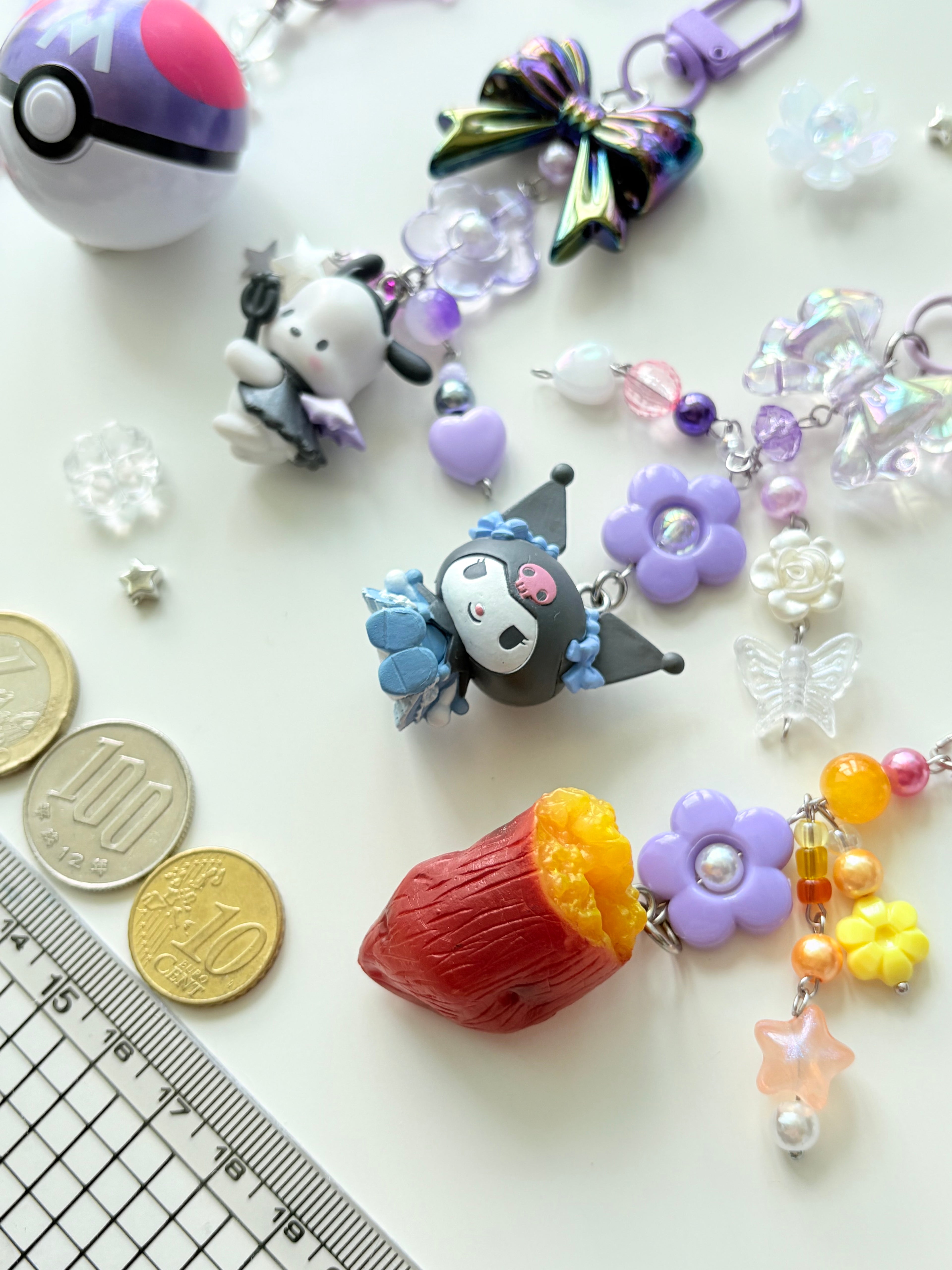 Purple Kuromi Keychain