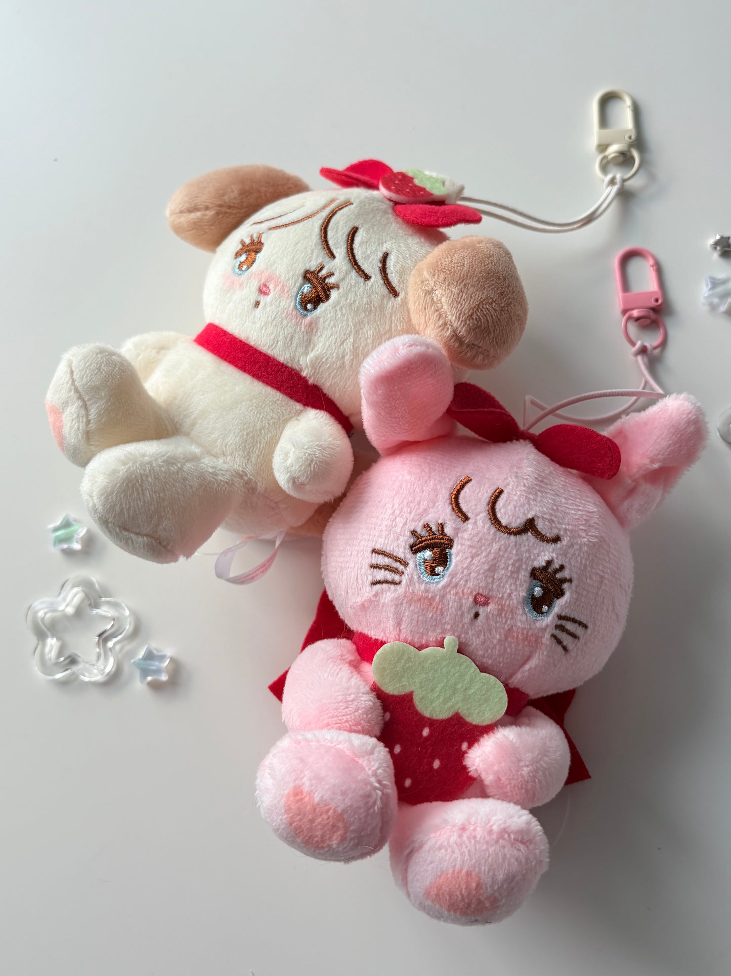 Japanese Mikko character plushie keychains