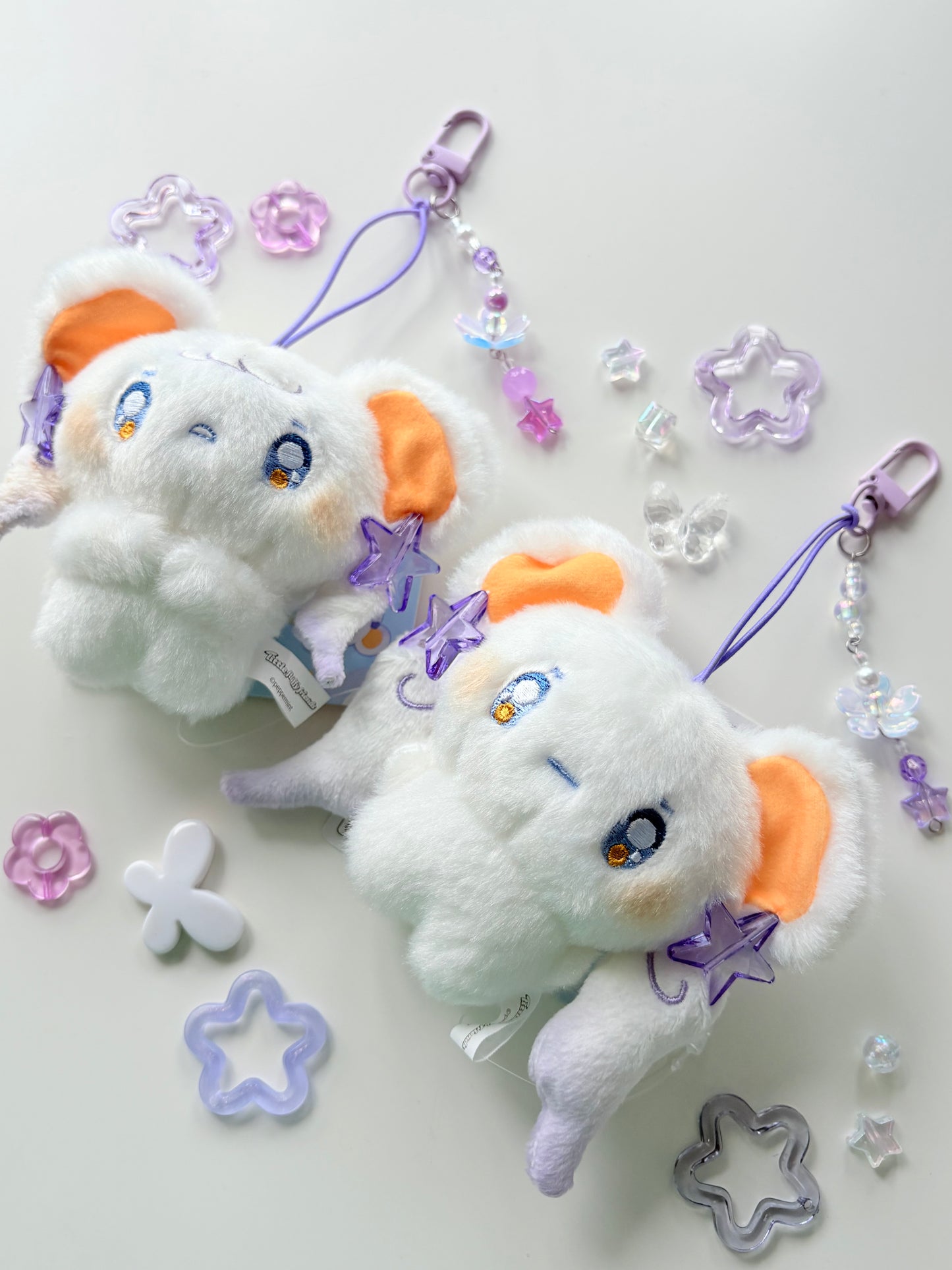 Little Fluffy Friends plushie keychains