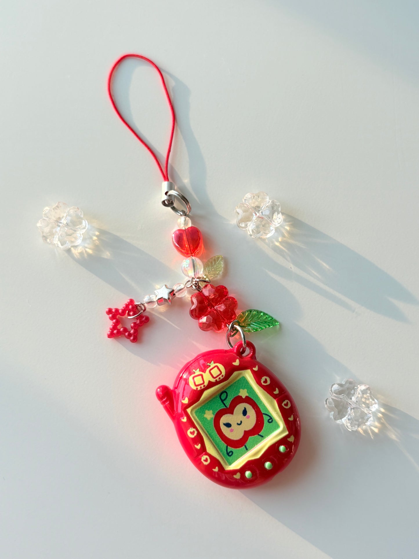 Tamagotchi charm keychains