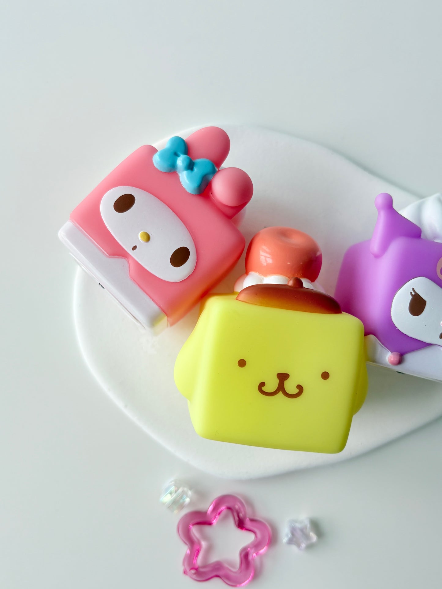 Kawaii Mini Sanrio Cube Cake Desserts (Lights up!)