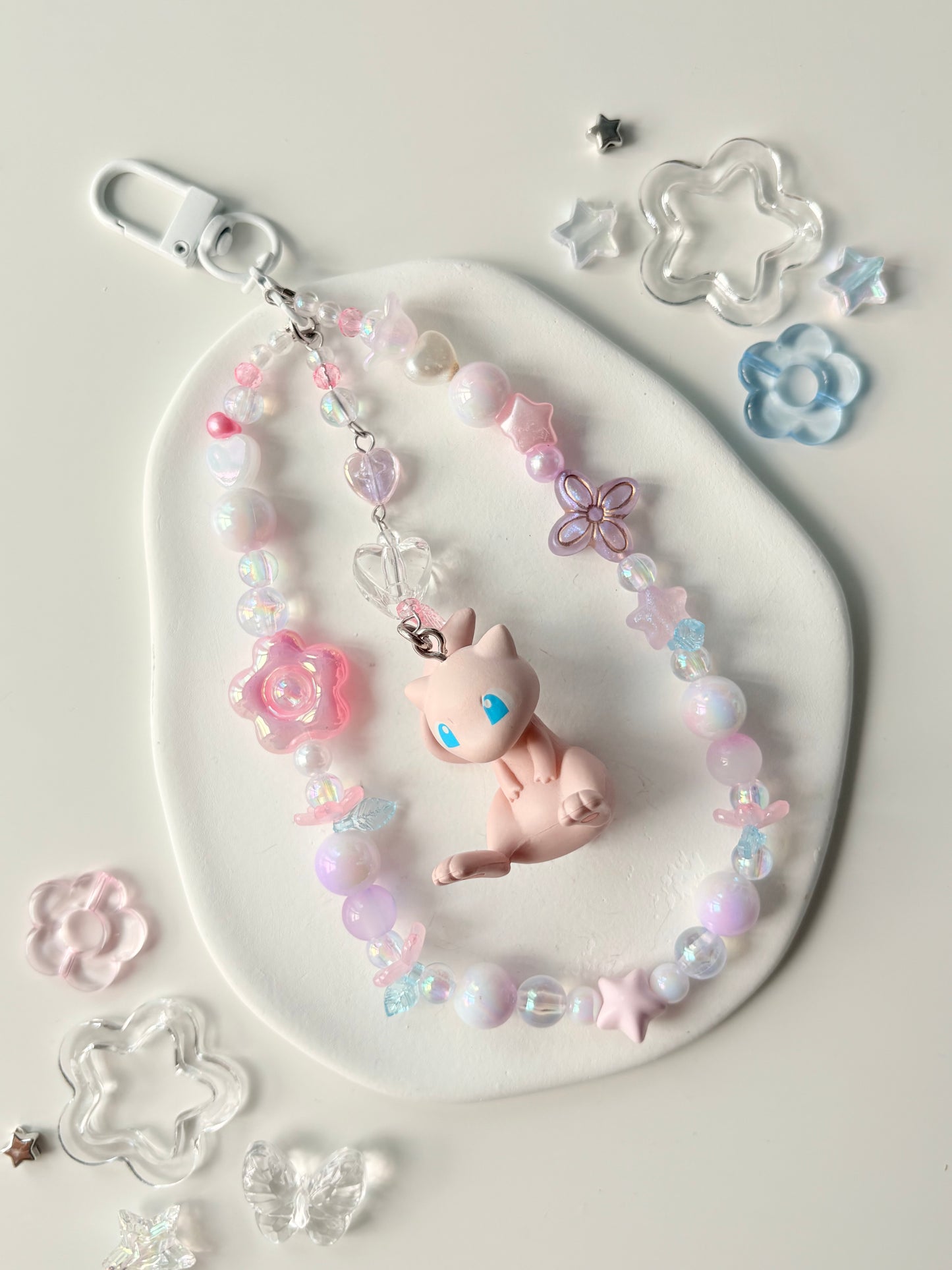 Kawaii Mew Phone Loop Keychain