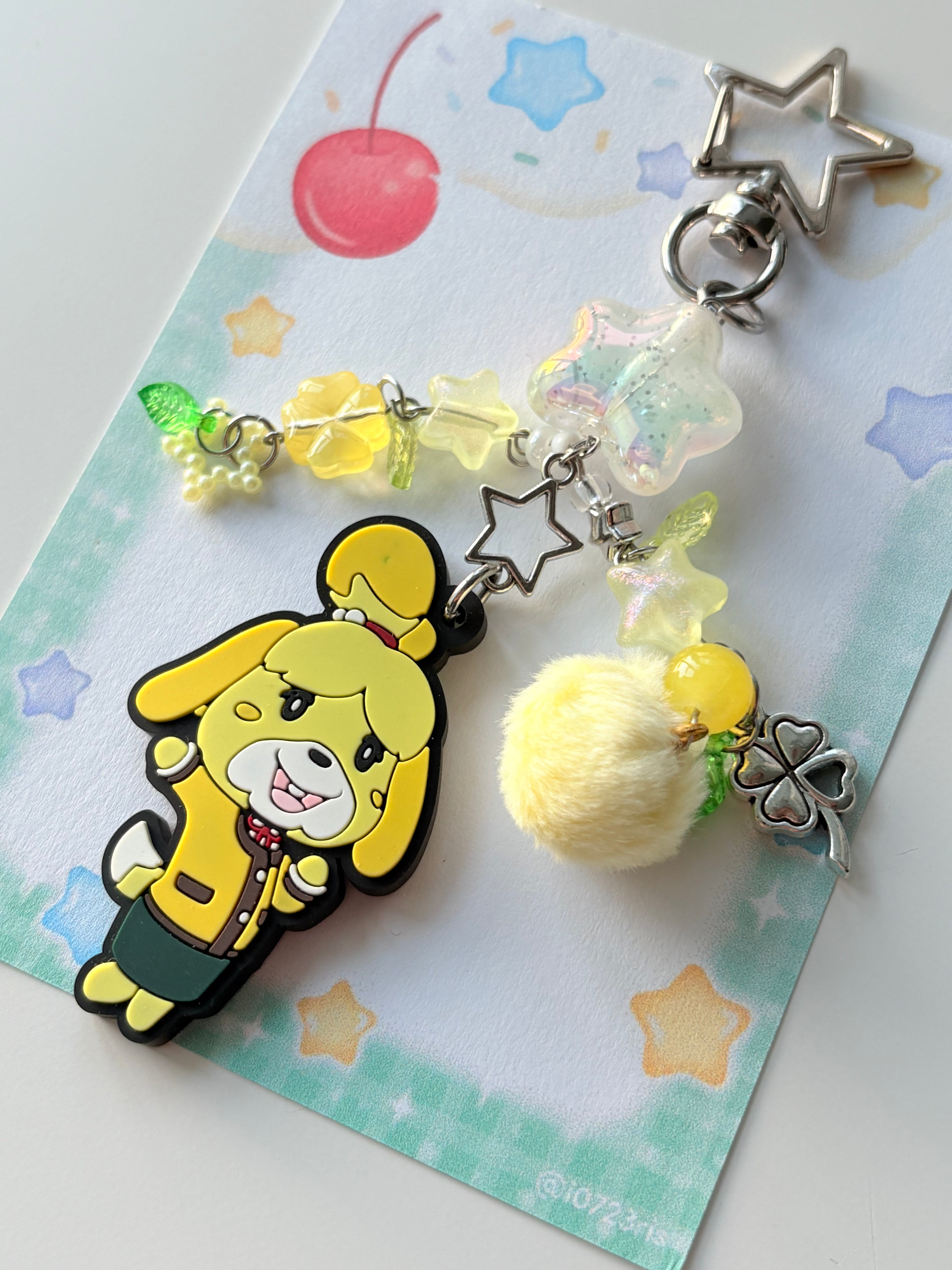 Animal Crossing Isabelle Keychain