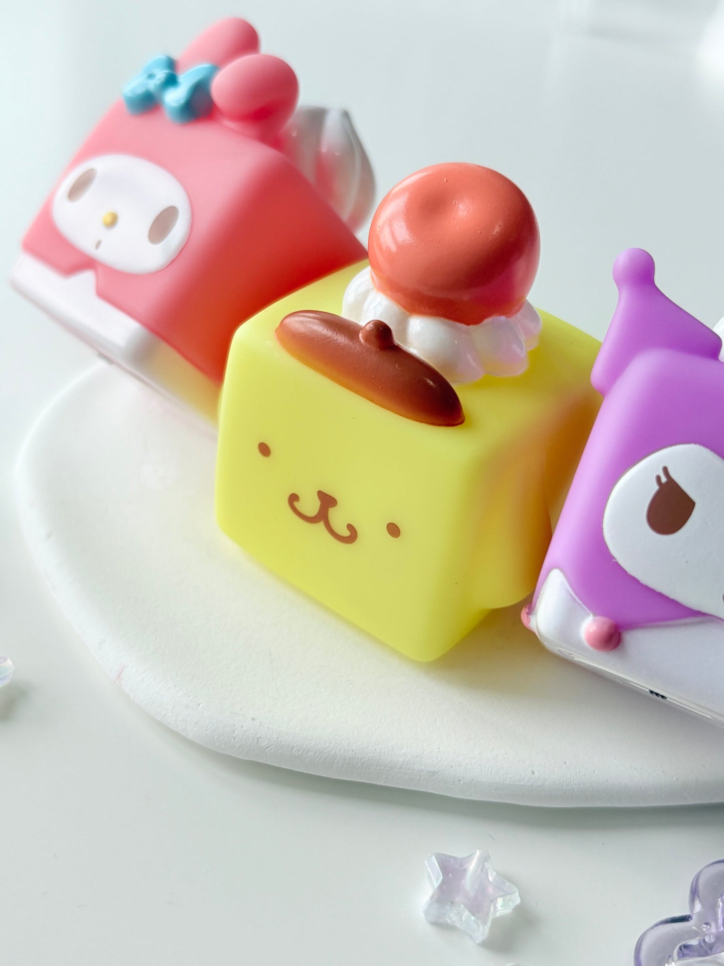 Kawaii Mini Sanrio Cube Cake Desserts (Lights up!)