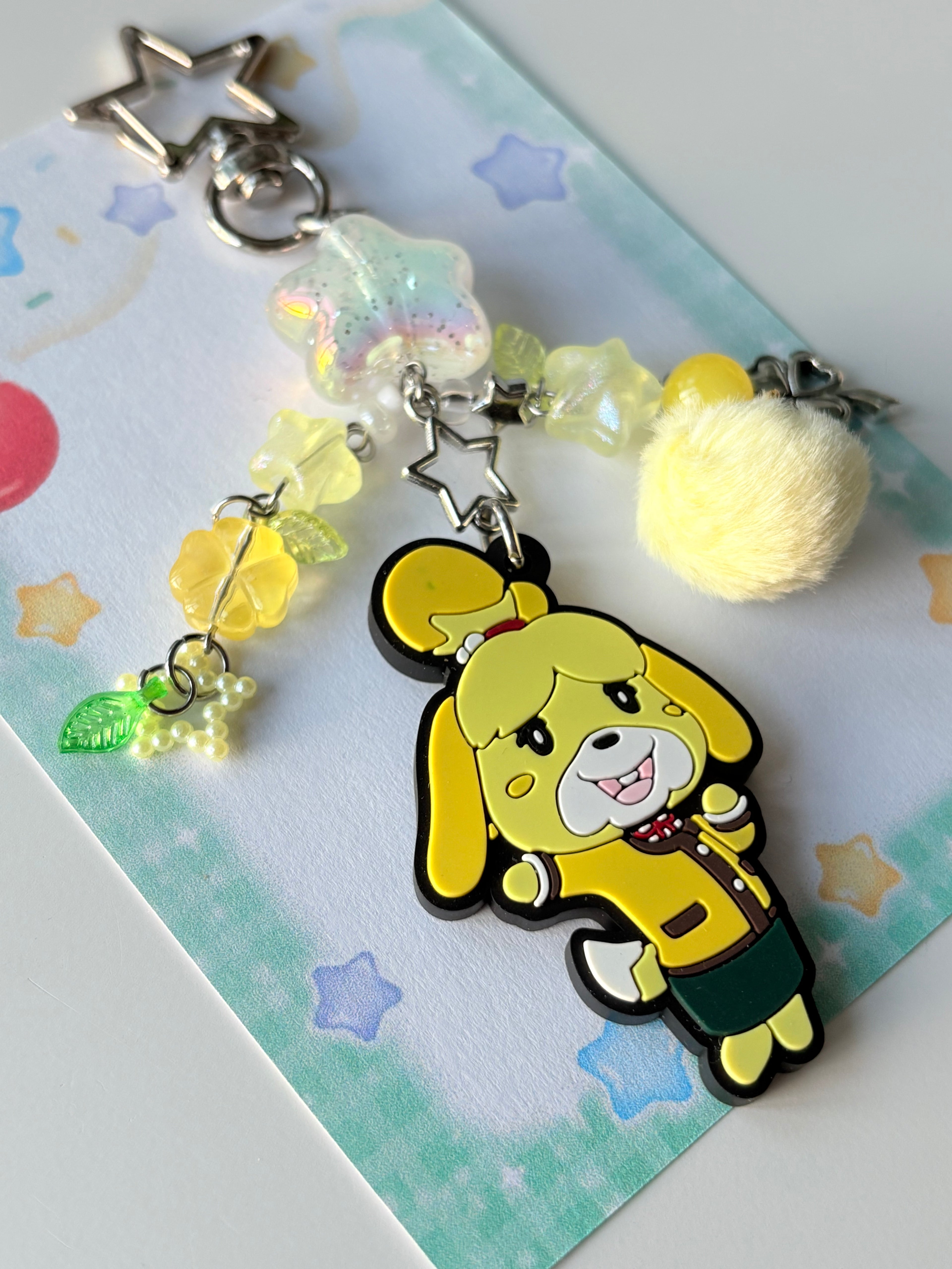 Animal Crossing Isabelle Keychain