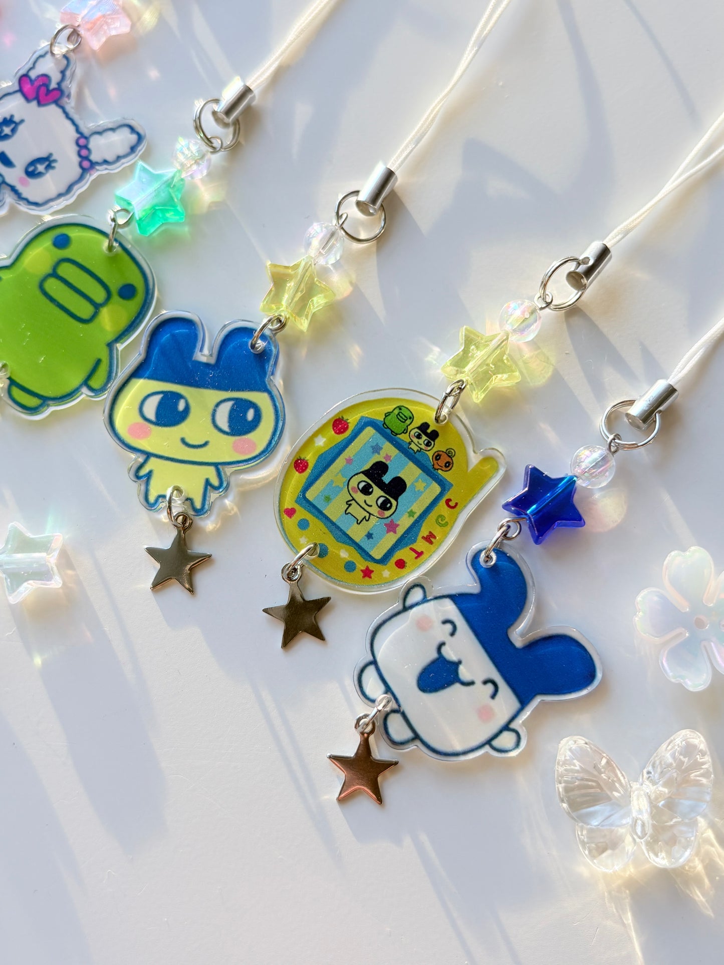 Tamagotchi acrylic character phone charm