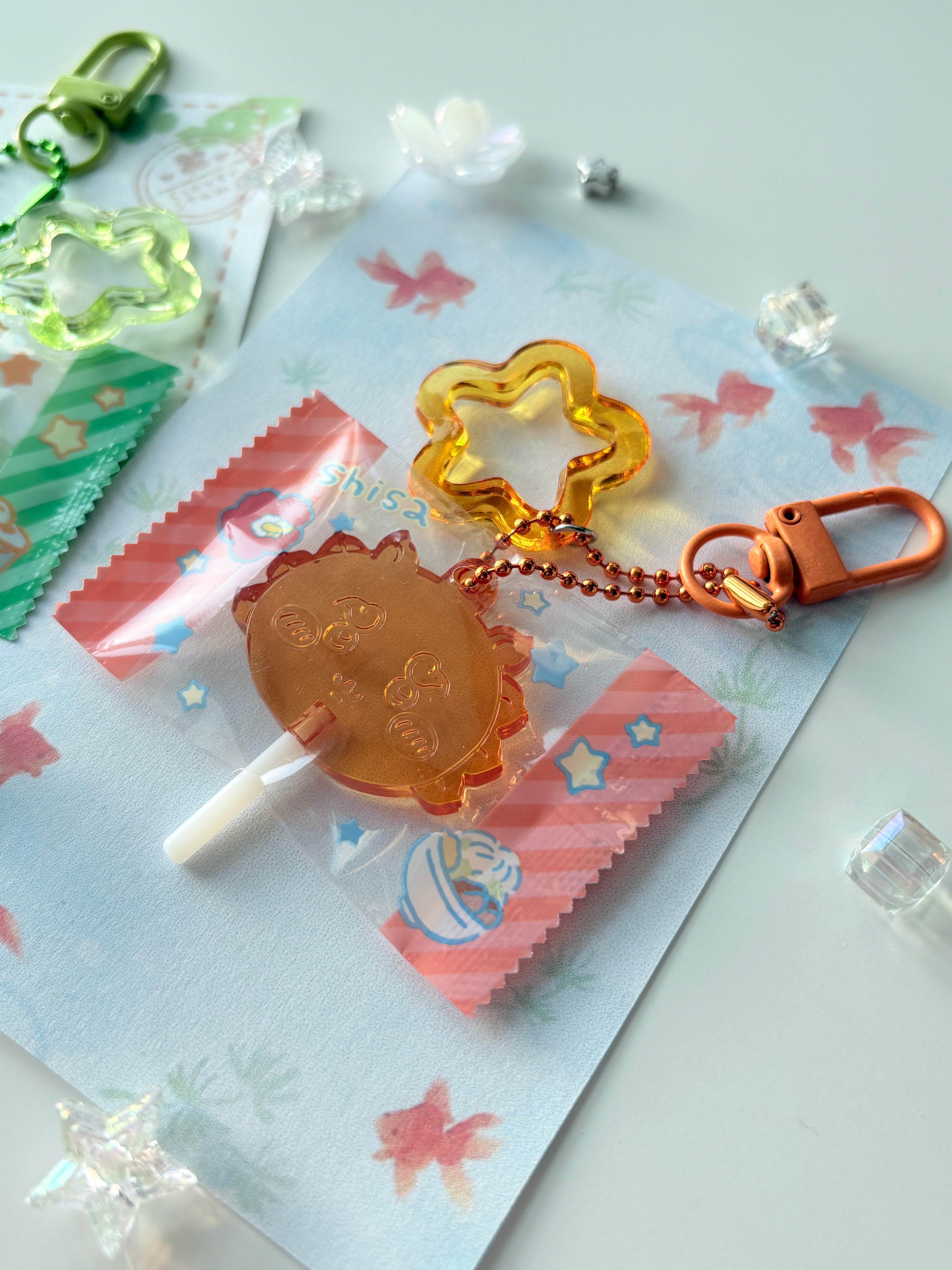 Chiikawa’s friend, Shisa Candy Charm Keychain