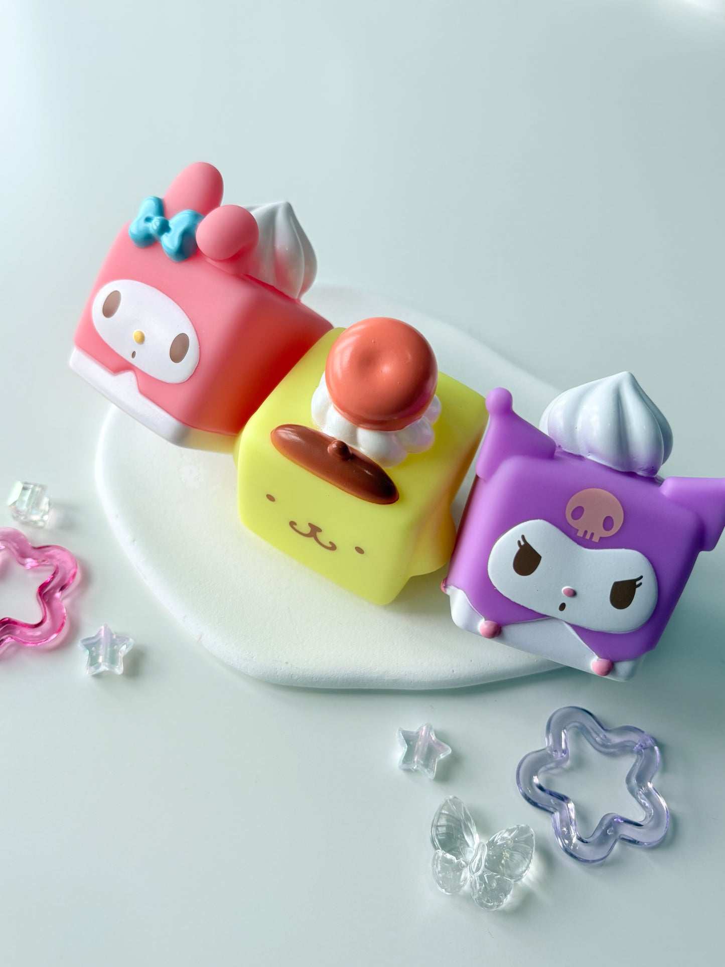 Kawaii Mini Sanrio Cube Cake Desserts (Lights up!)