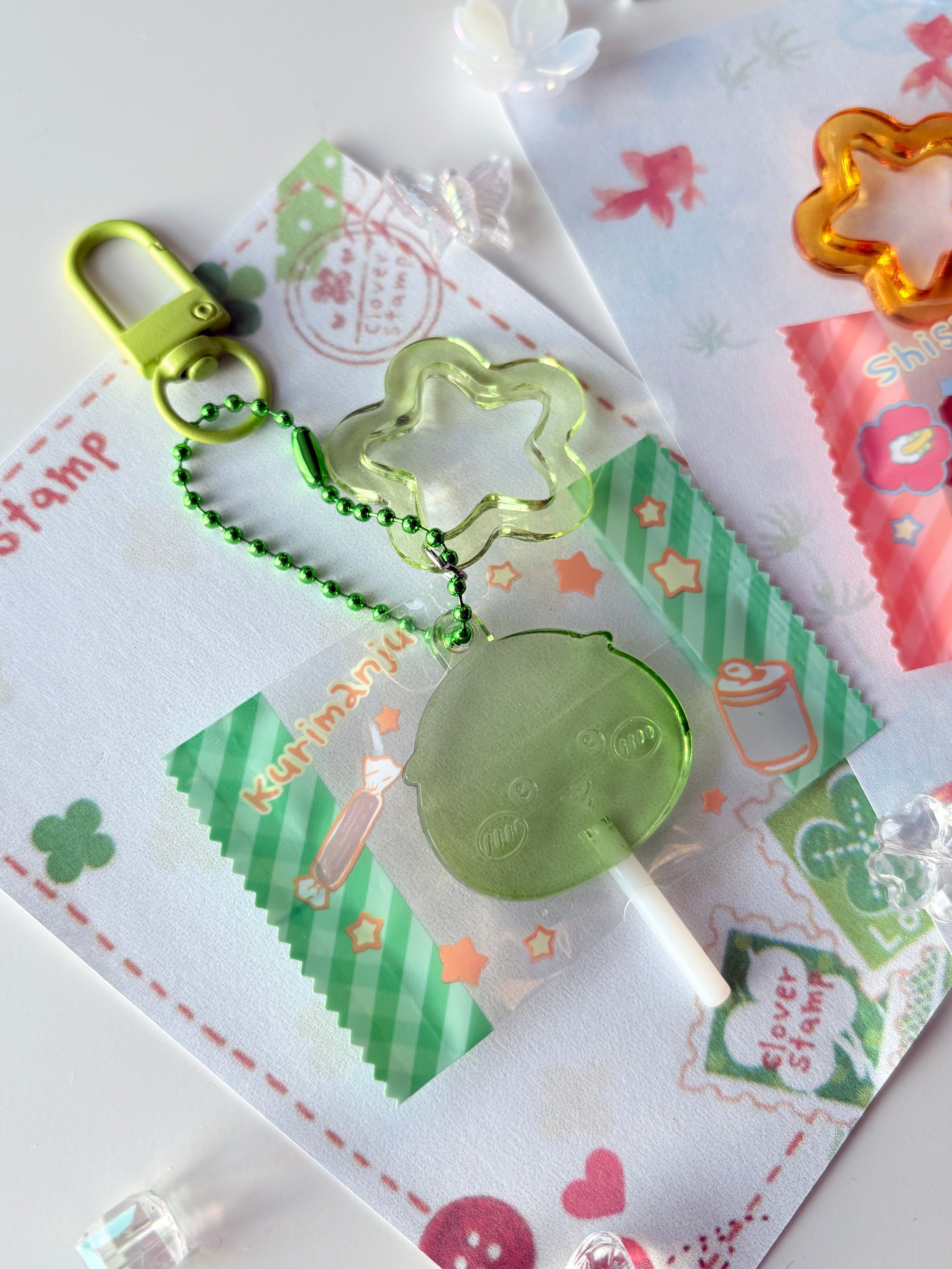 Chiikawa’s friend, Kuri-manju Candy Charm Keychain