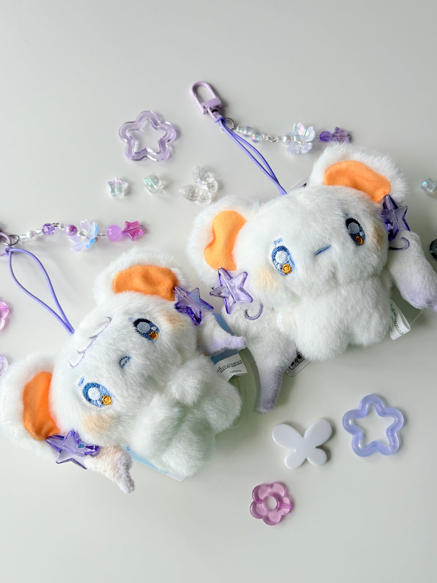 Little Fluffy Friends plushie keychains
