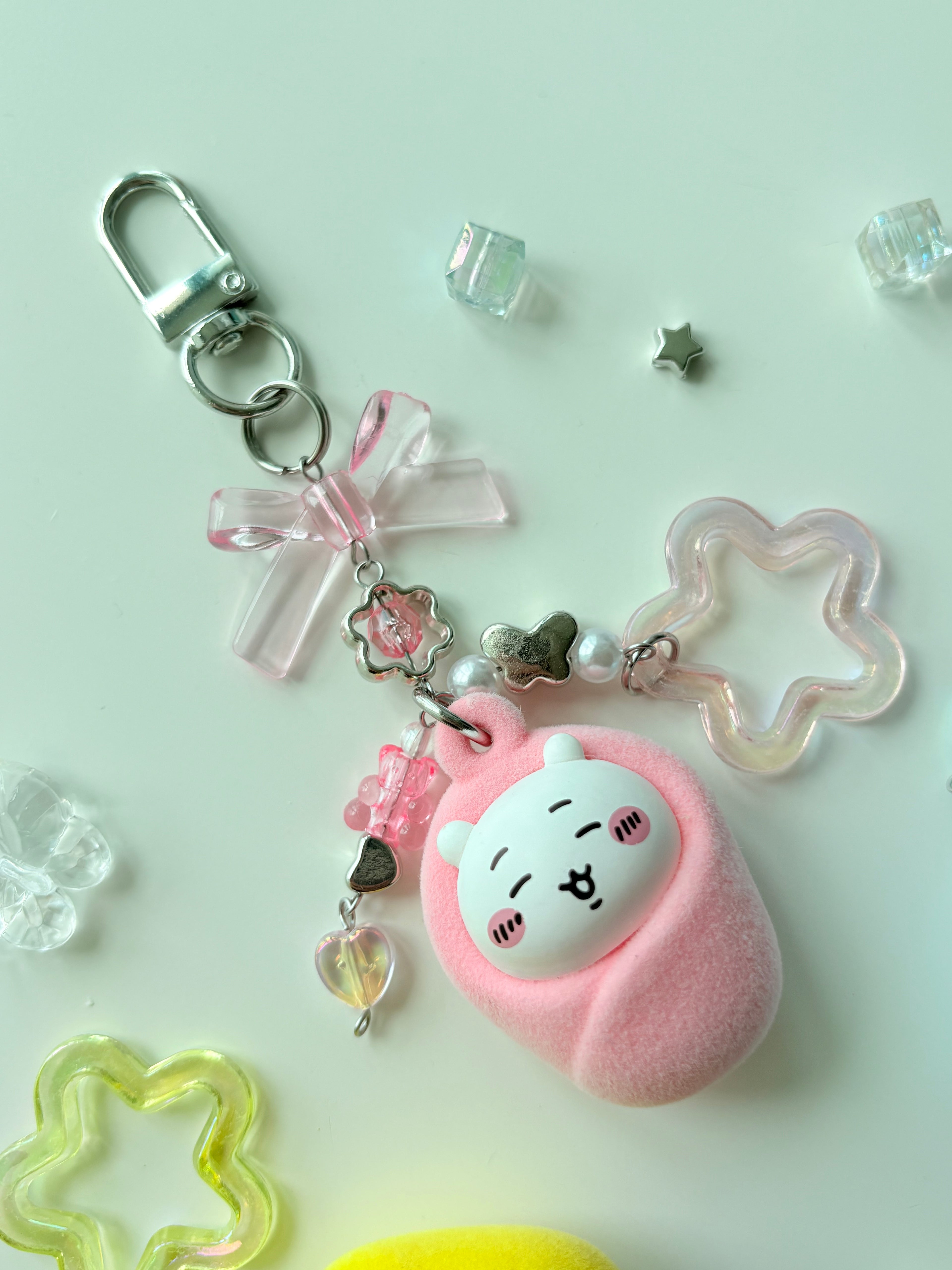 Chiikawa Flocked Keychains