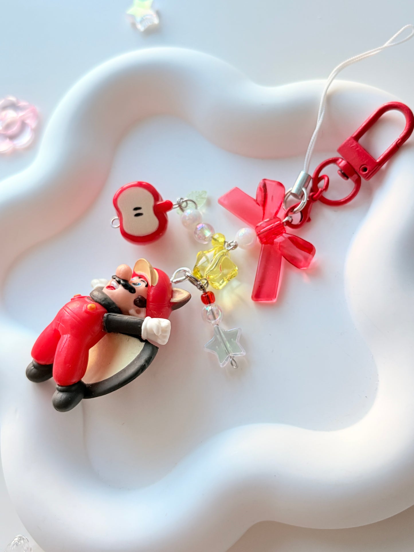 Flying squirrel Mario keychain