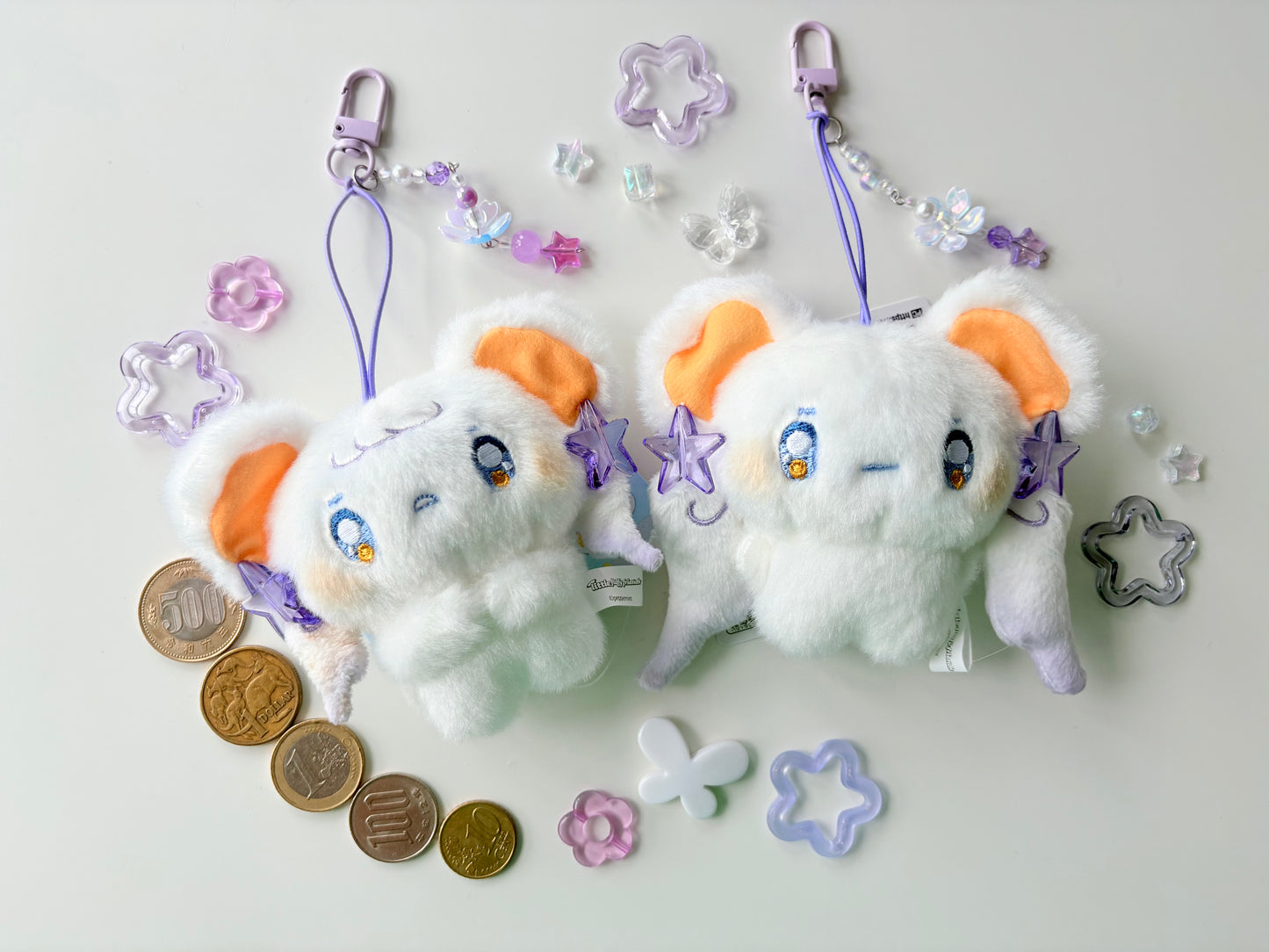 Little Fluffy Friends plushie keychains