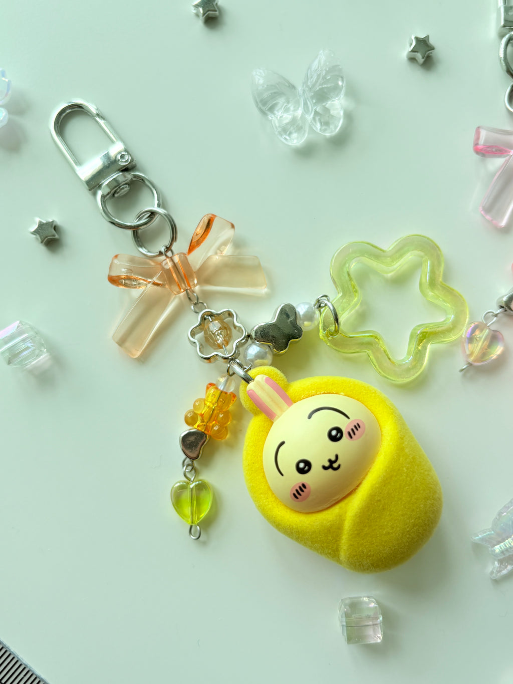 Chiikawa Flocked Keychains