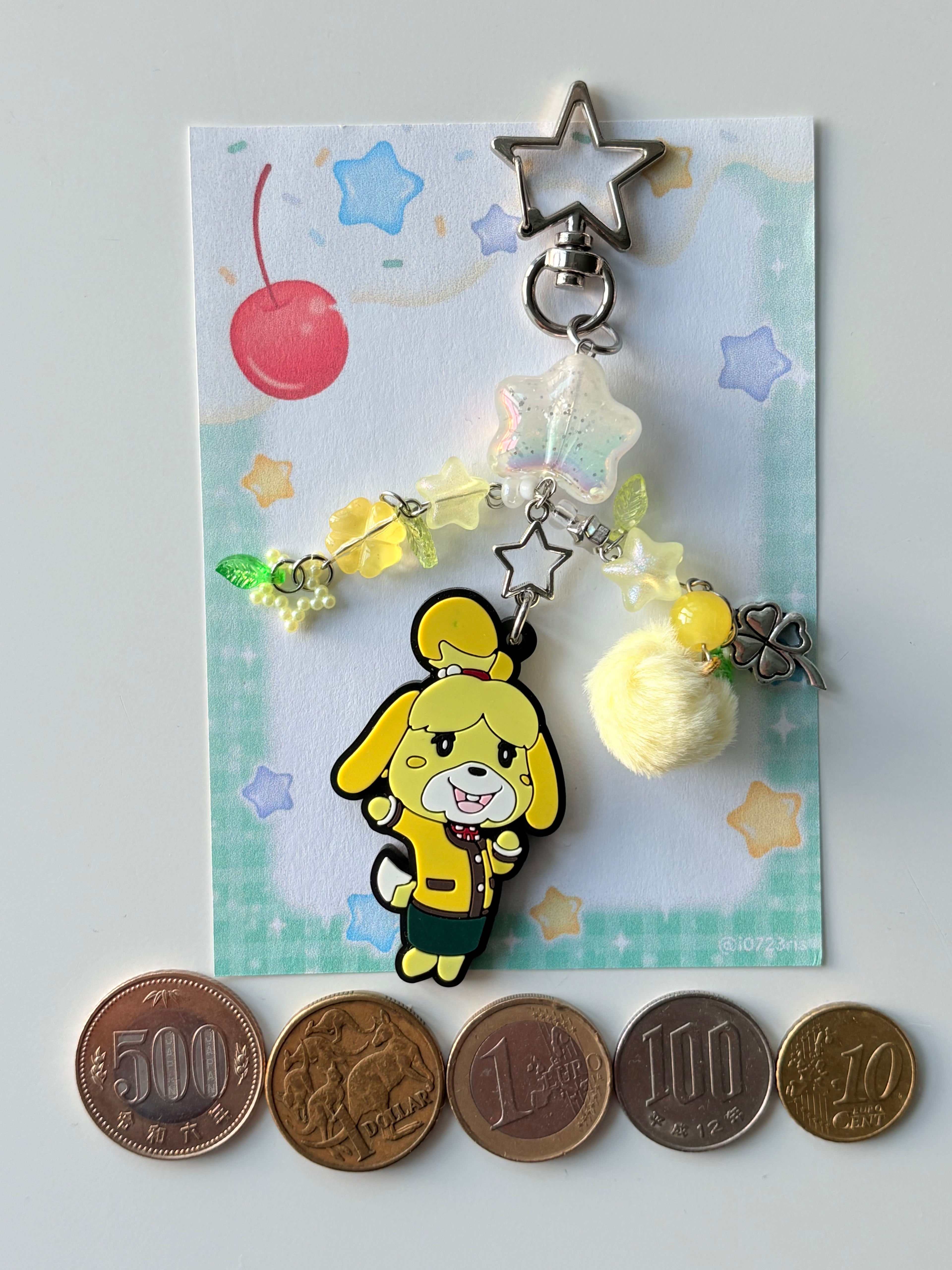 Animal Crossing Isabelle Keychain
