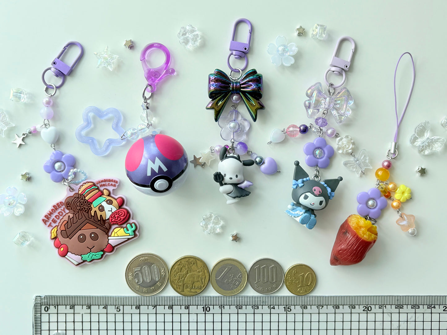Purple Kuromi Keychain