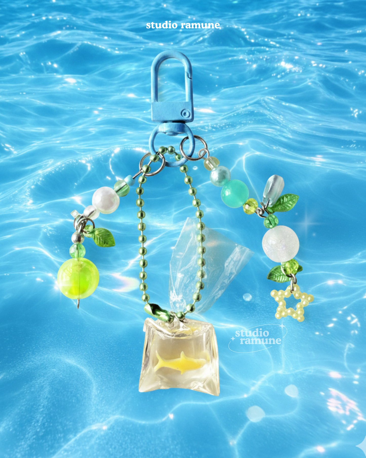 Yellow Frutiger Fishy Keychain
