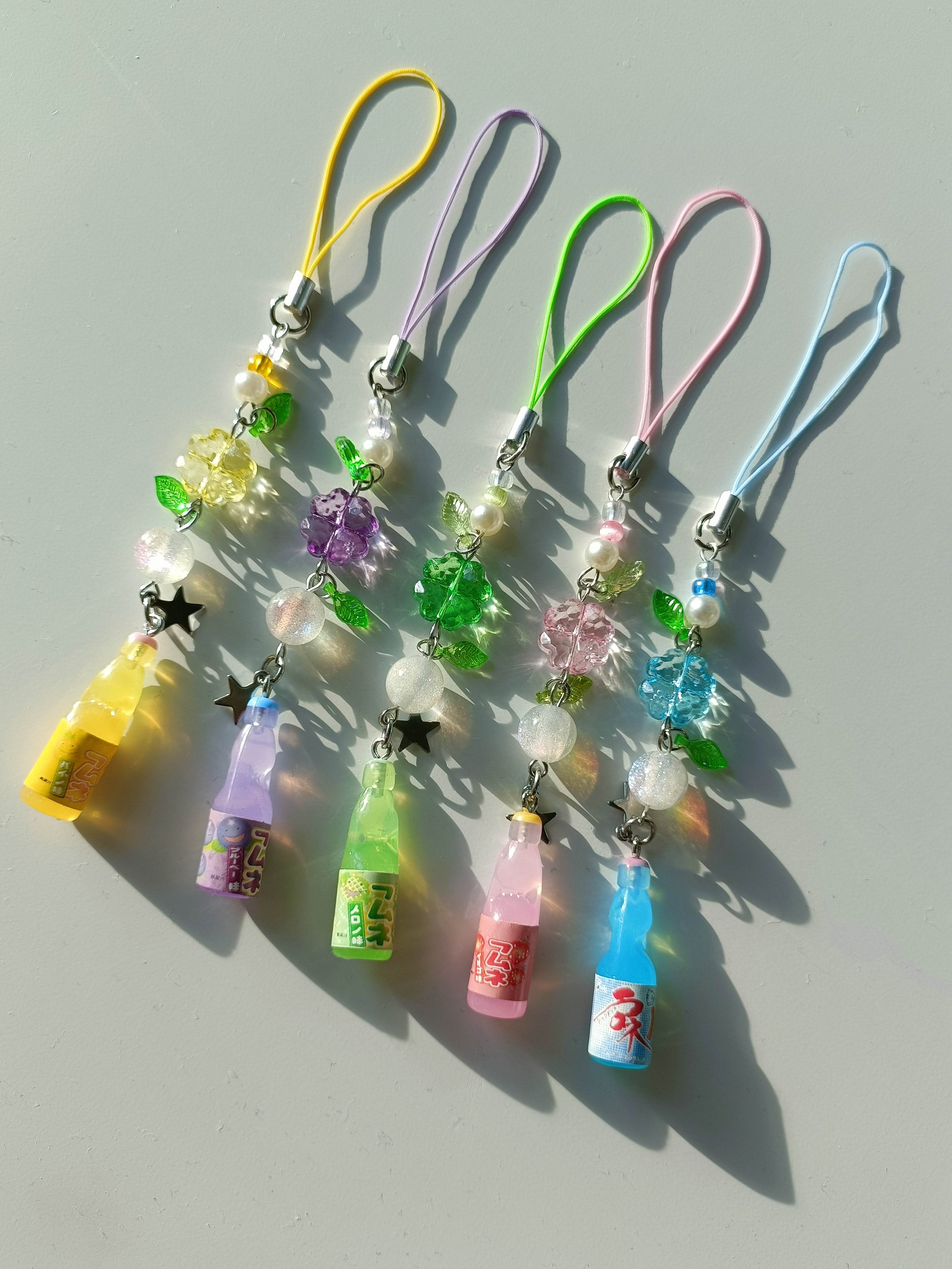 Surprise Flavors Heisei Retro  Ramune Phone Straps