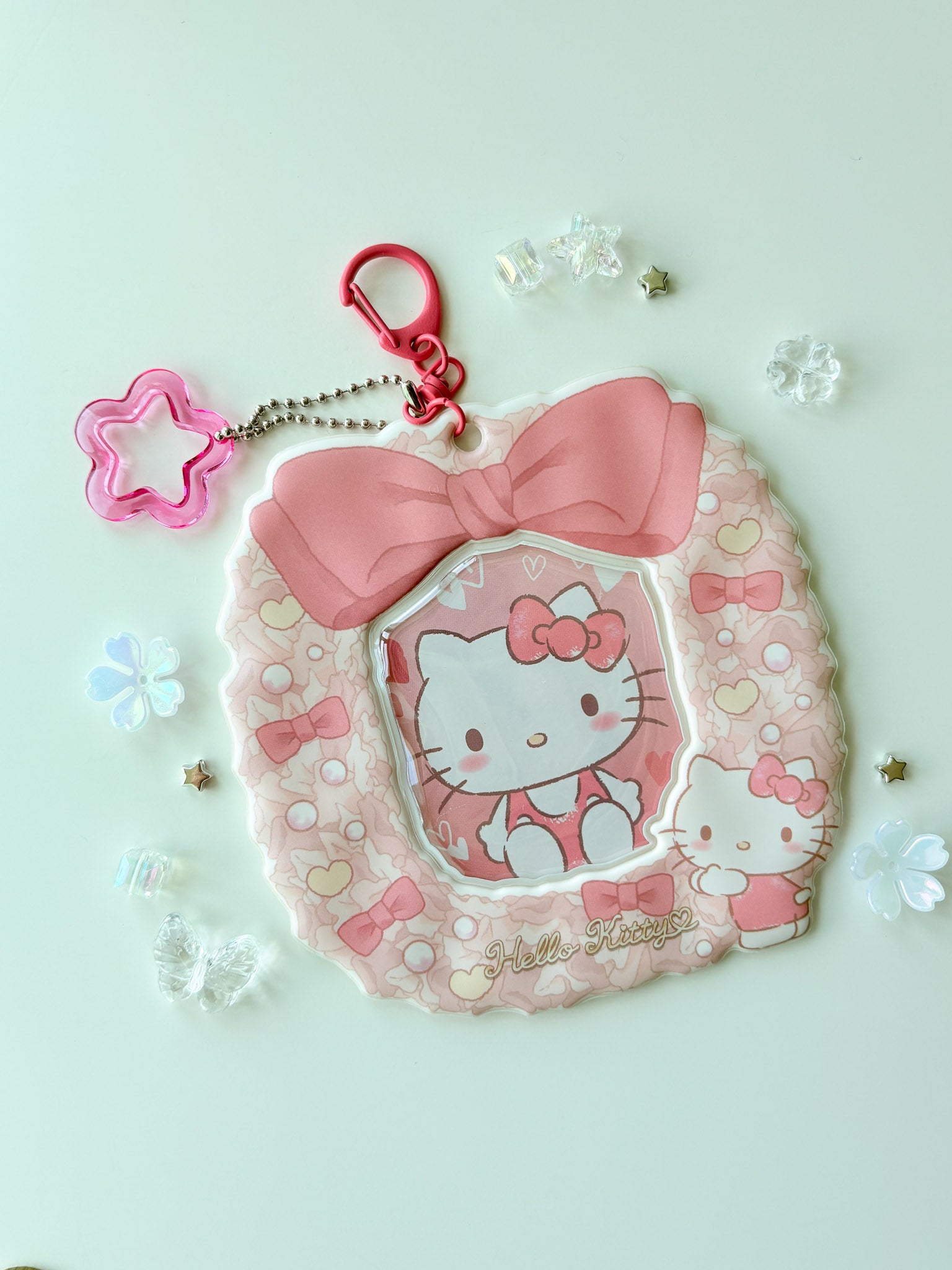 Pink Hello Kitty Photo Cardholder