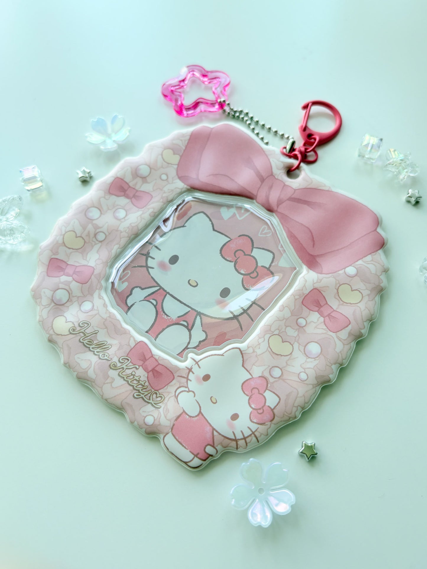 Pink Hello Kitty Photo Cardholder