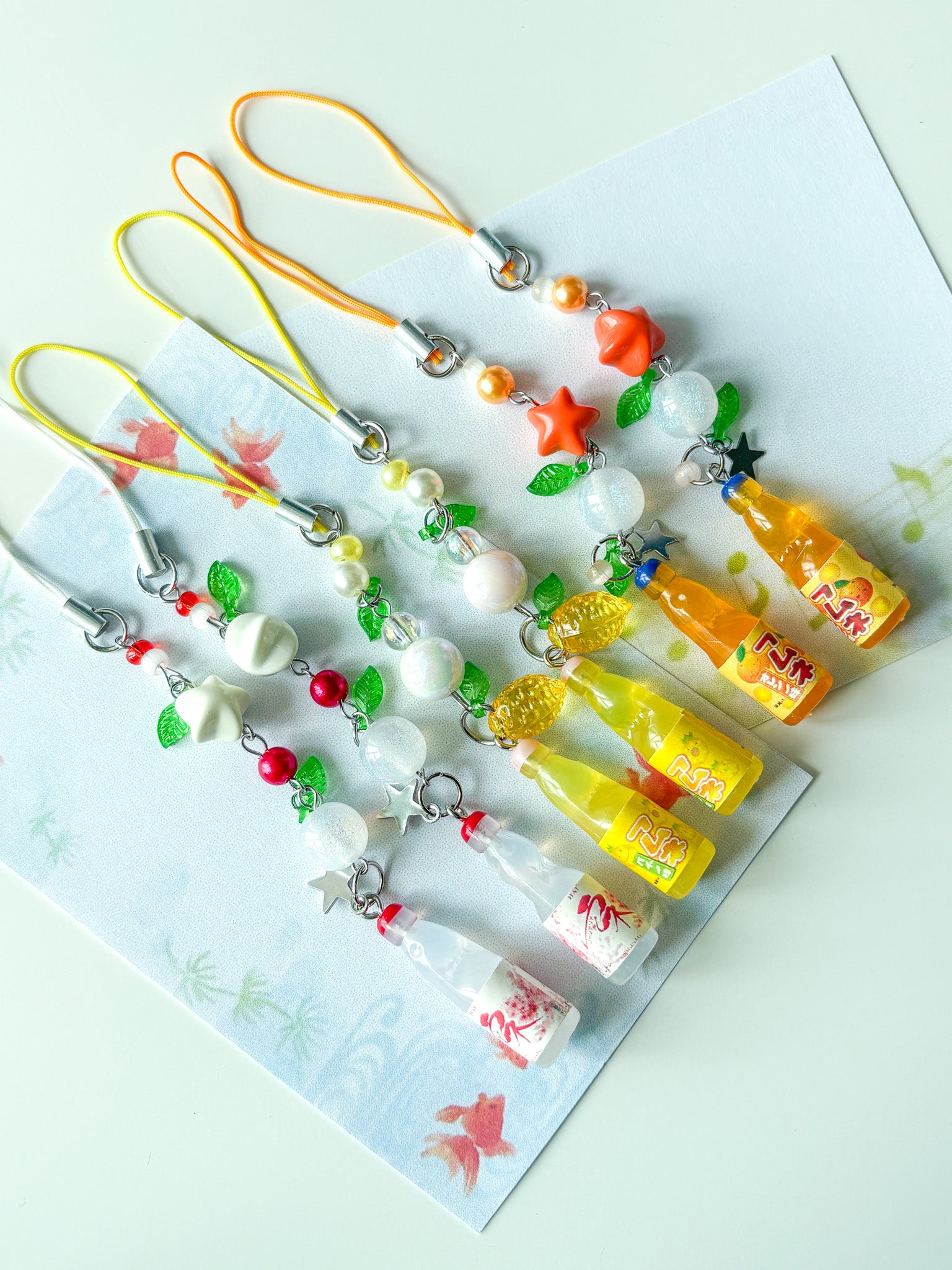 Surprise Flavors Heisei Retro  Ramune Phone Straps