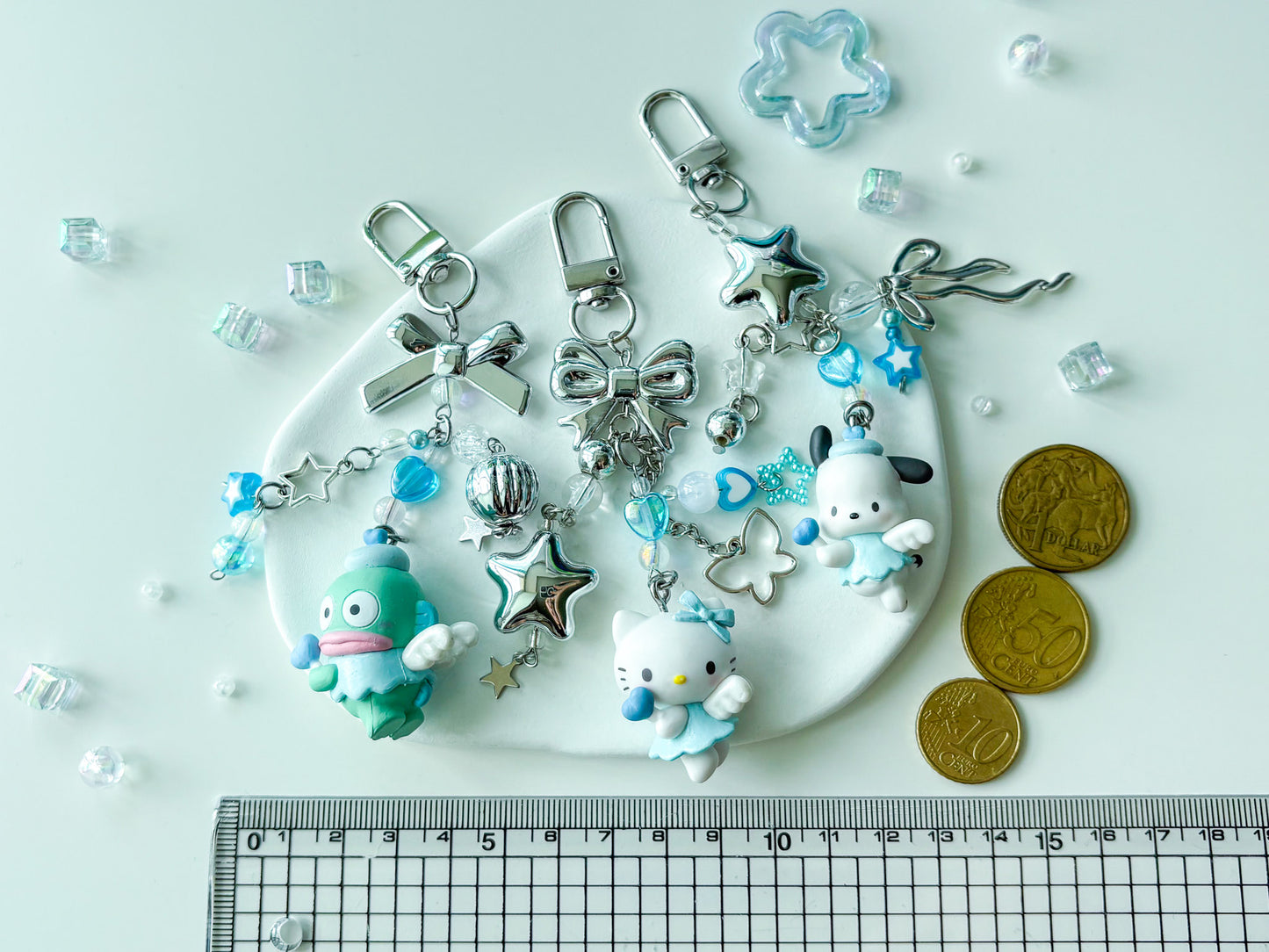 Y2K Cybercore Sanrio Angels Keychains