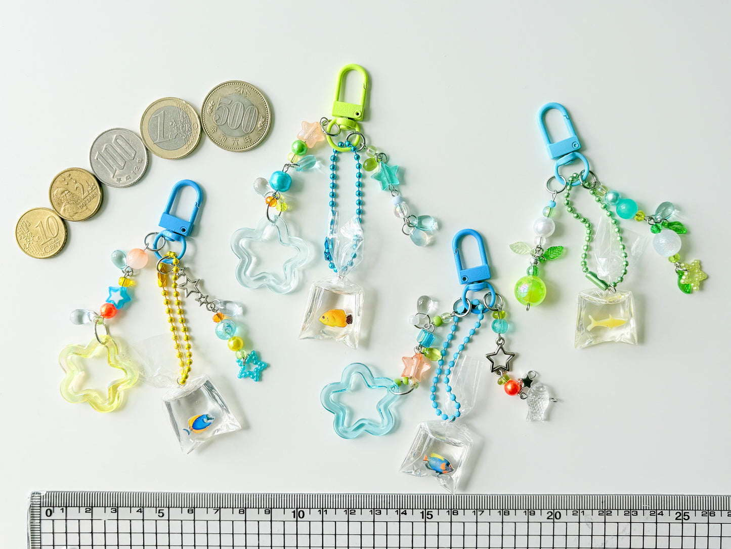 Blue Frutiger Fishy Keychain