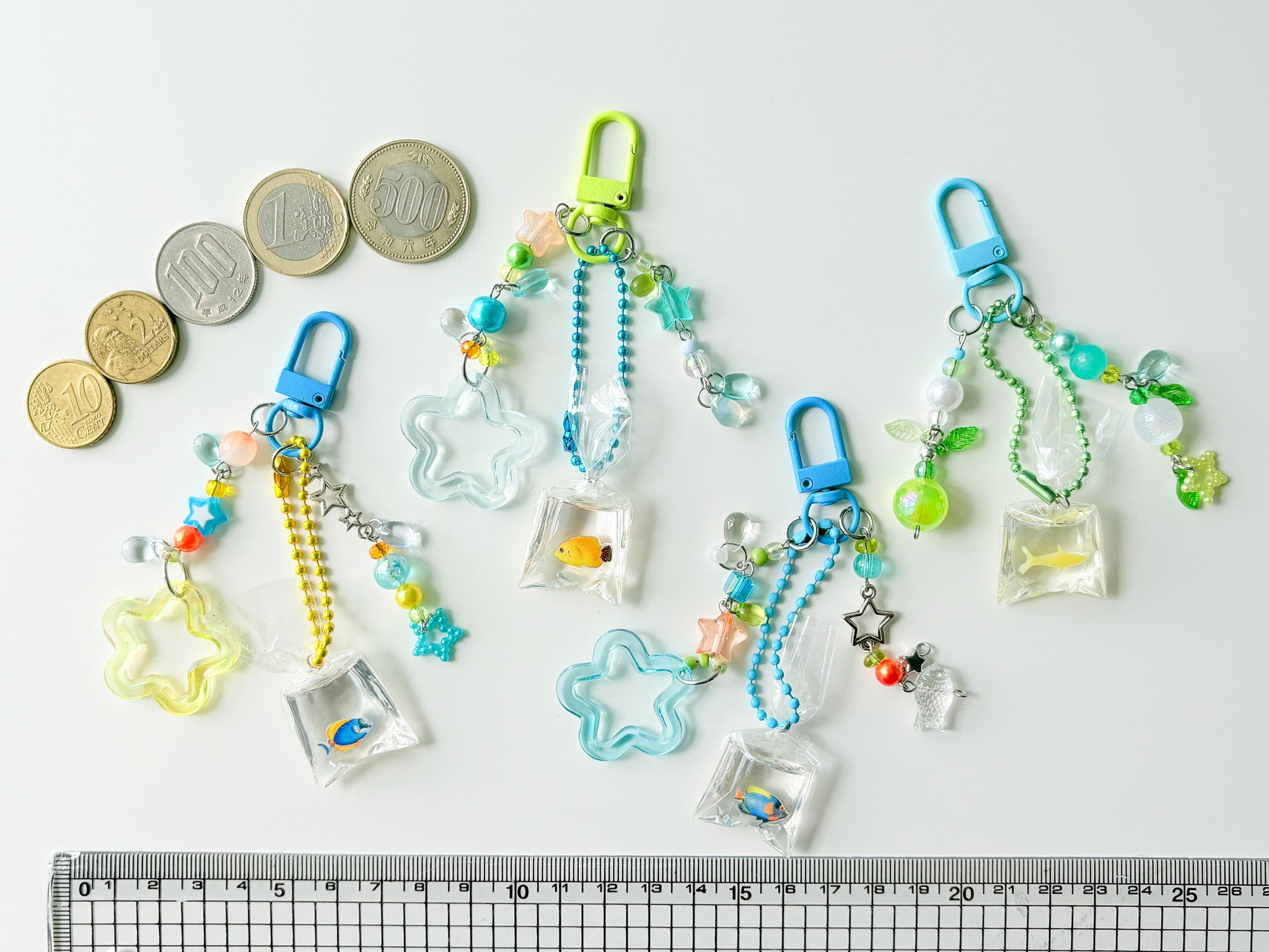 Blue Frutiger Fishy Keychain