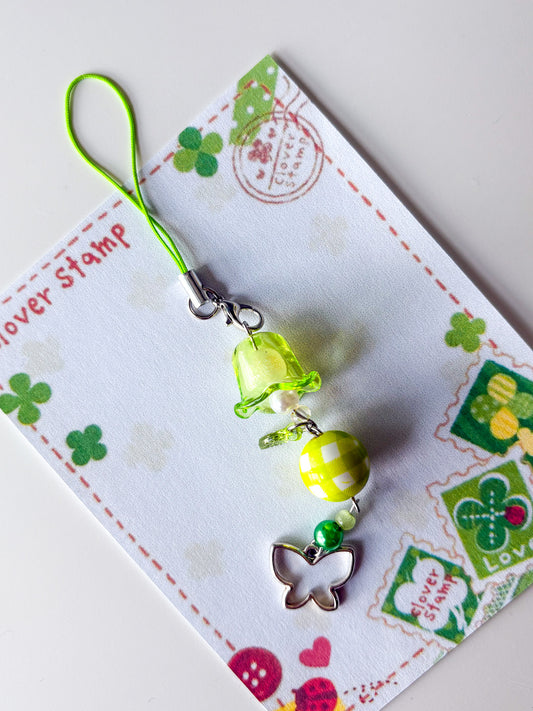 Heisei Retro Butterfly Phone Charm