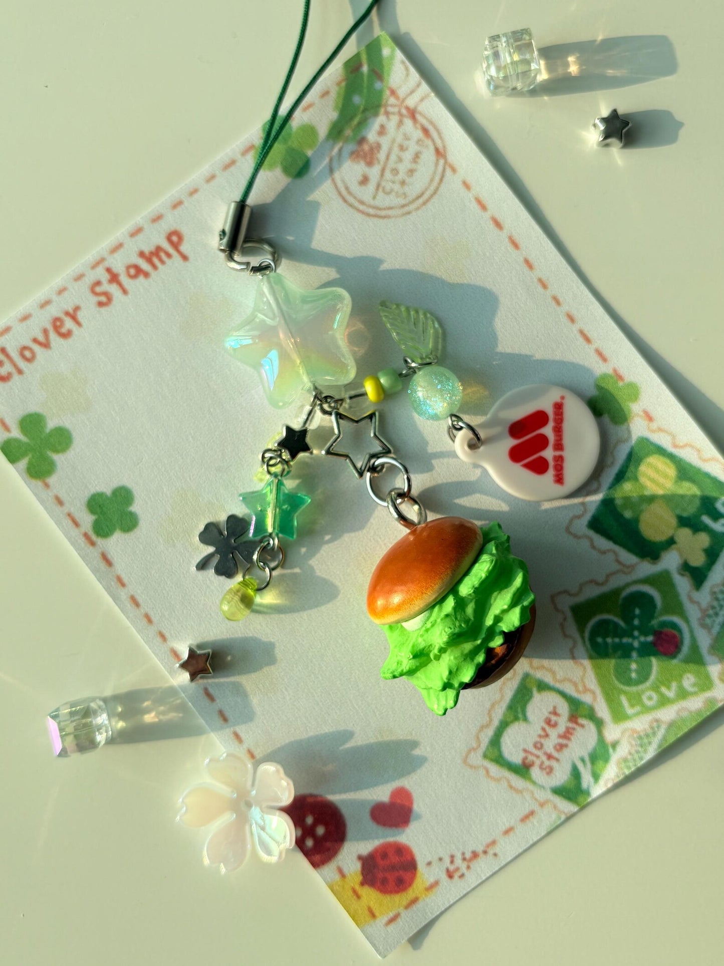 Mos Burger Phone Charm