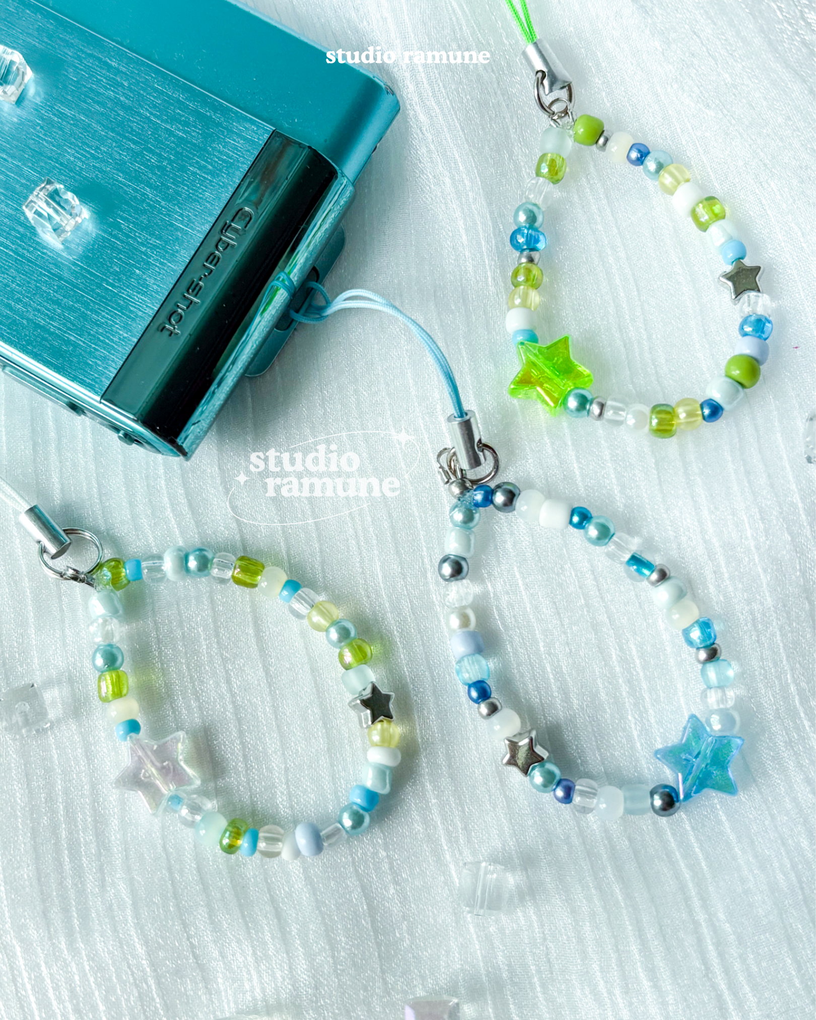 Frutiger Aero Straps for Tamagotchi, Digicams, Phones