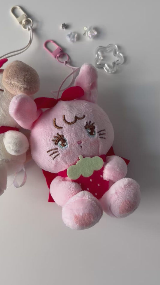 Japanese Mikko character plushie keychains