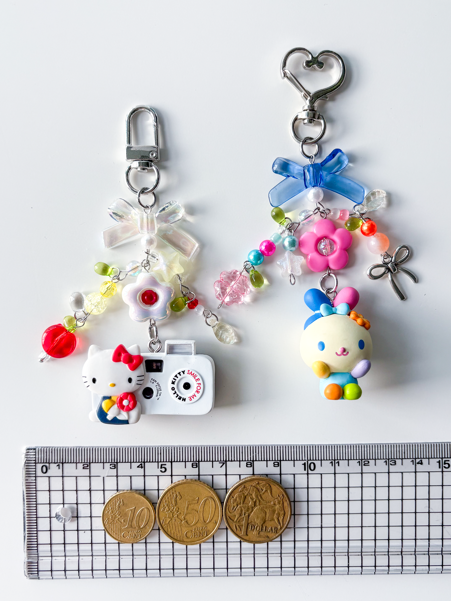 Usahana and Hello Kitty Camera Keychains